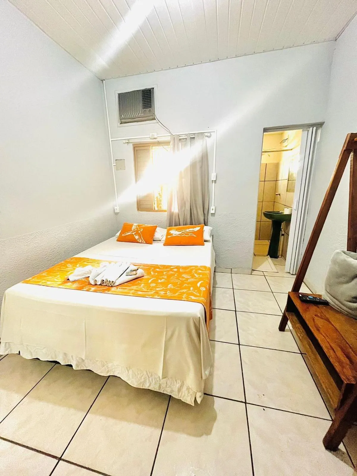 Bed in Pousada São Jorge