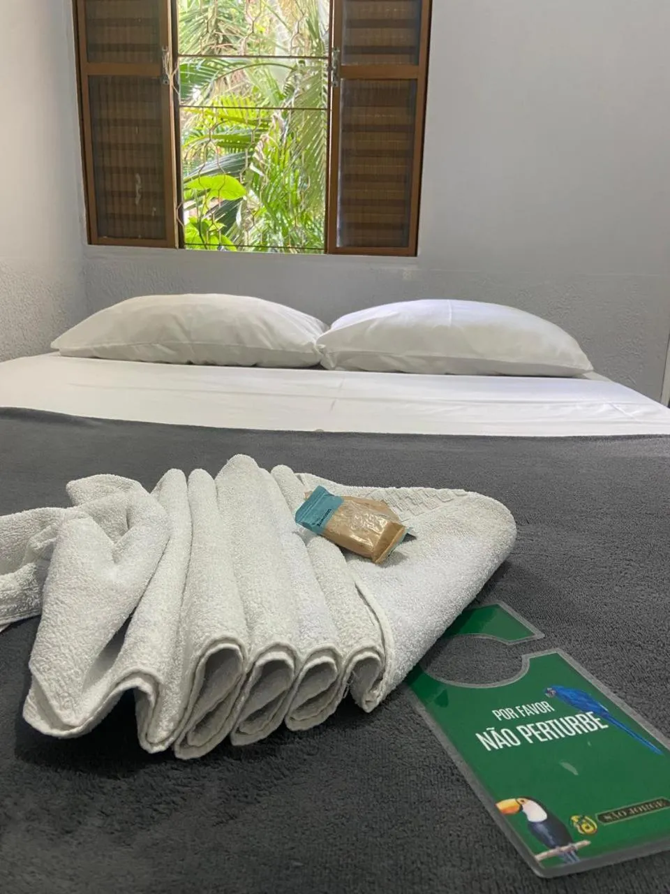 Bed in Pousada São Jorge