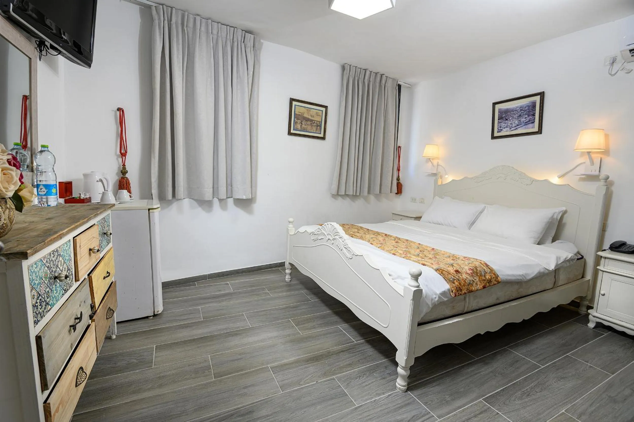 Bed in Shirat Hayam Boutique Hotel