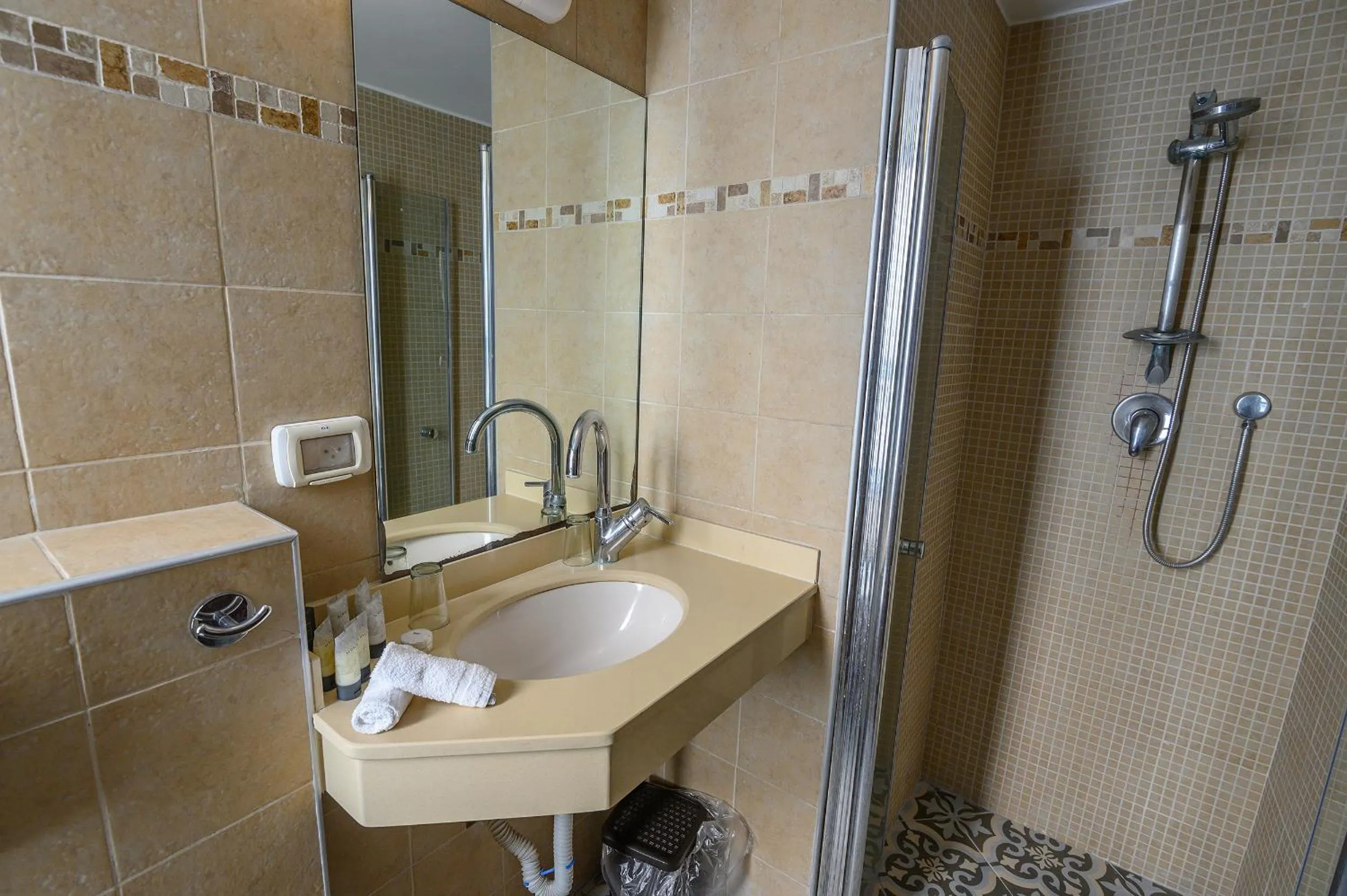 Shower in Shirat Hayam Boutique Hotel