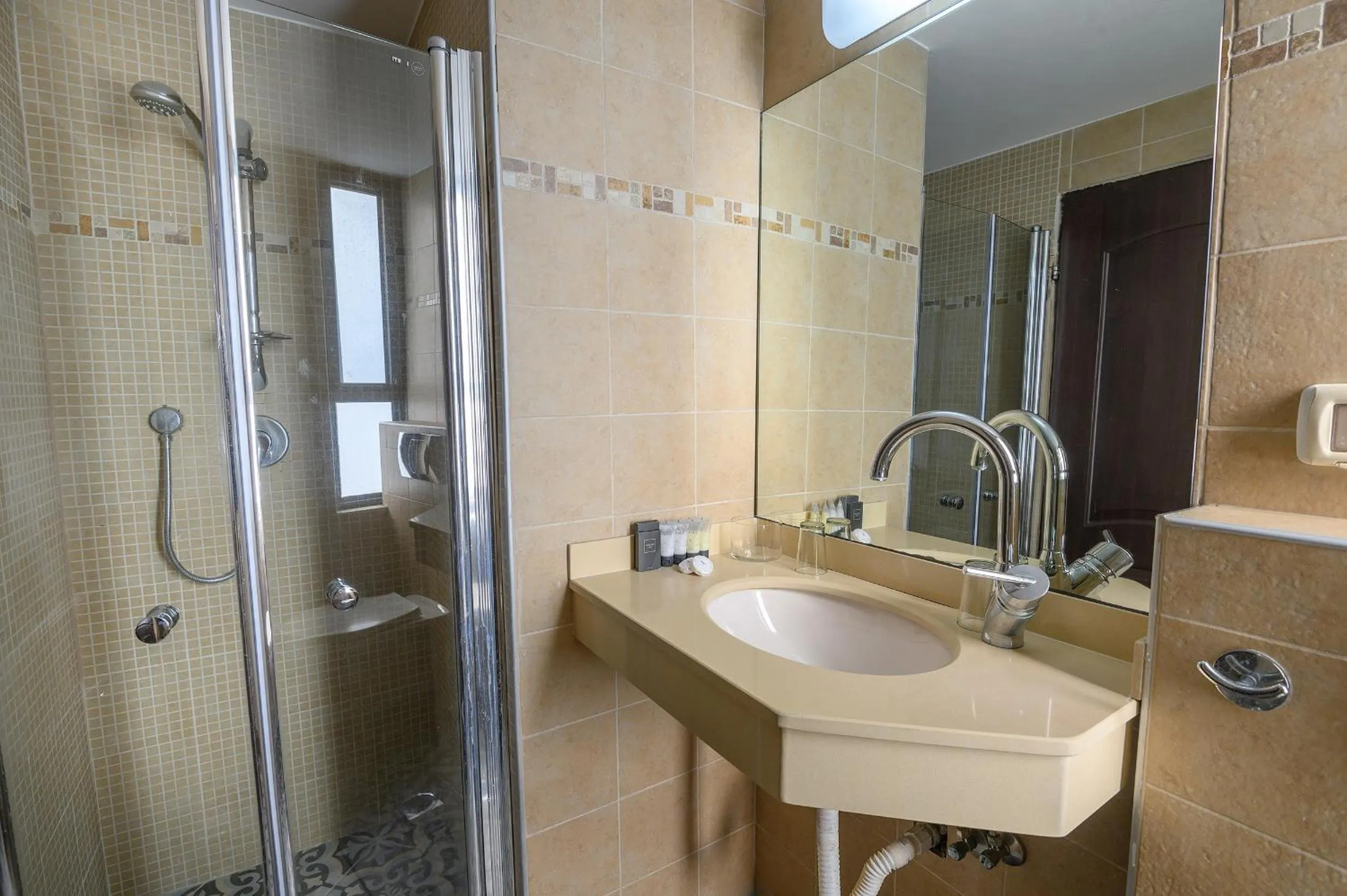 Shower in Shirat Hayam Boutique Hotel