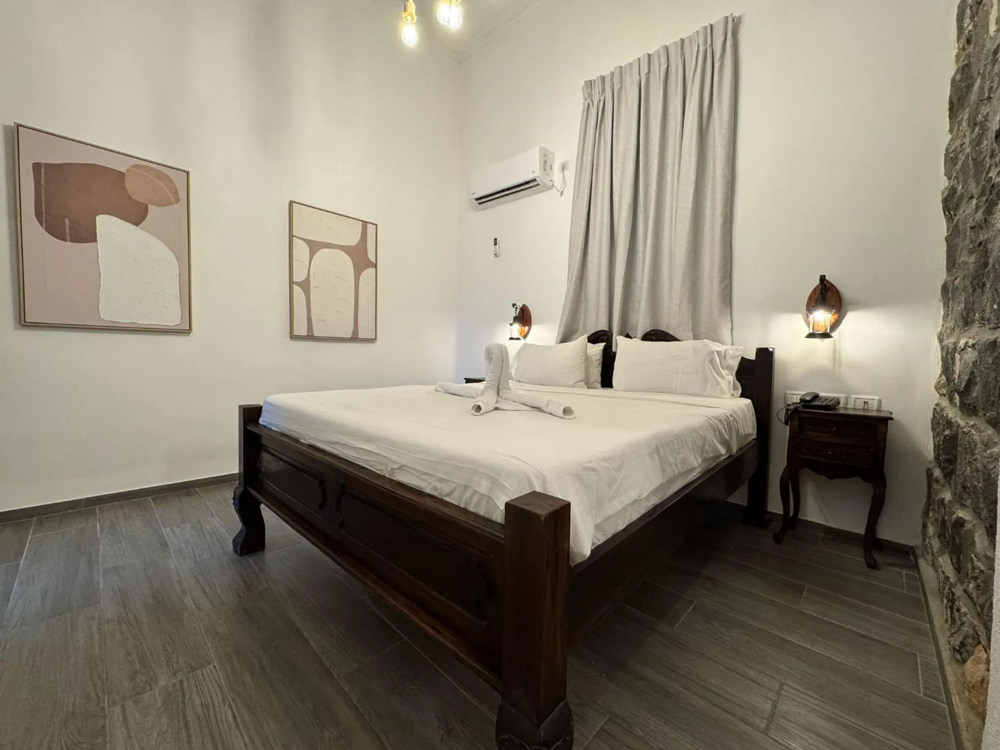 Bed in Shirat Hayam Boutique Hotel