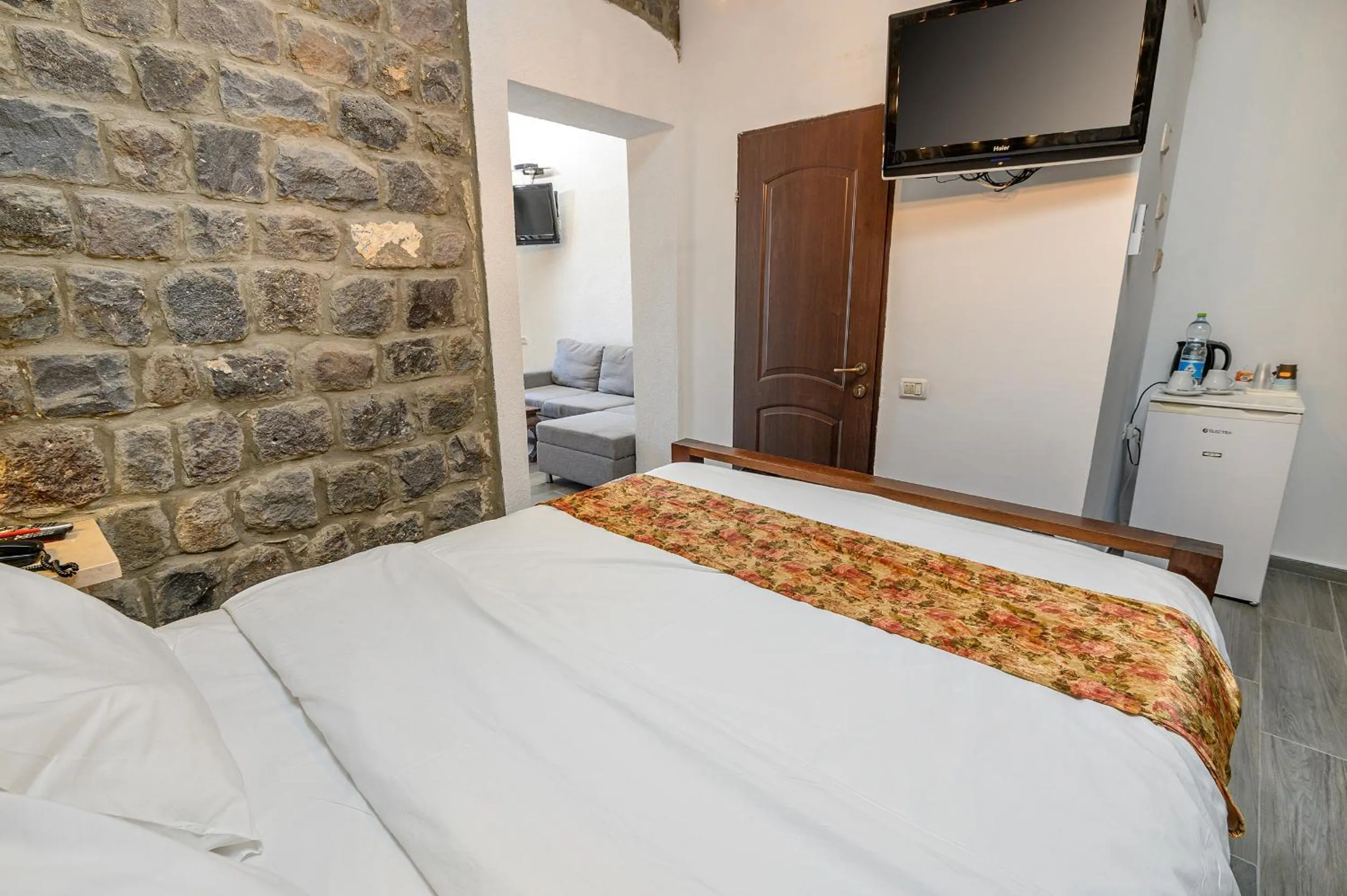 Bed in Shirat Hayam Boutique Hotel