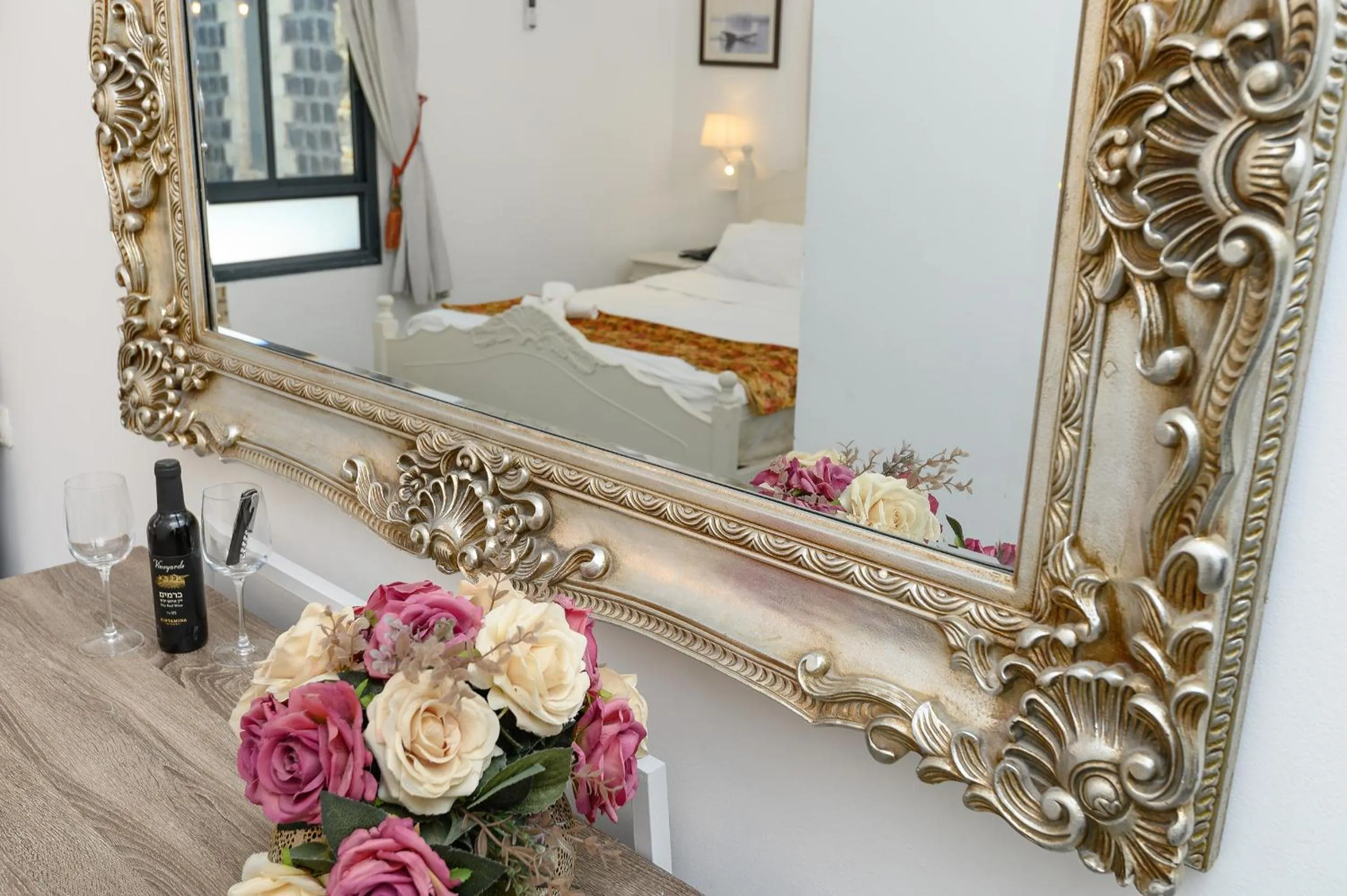 Photo of the whole room, Bed in Shirat Hayam Boutique Hotel