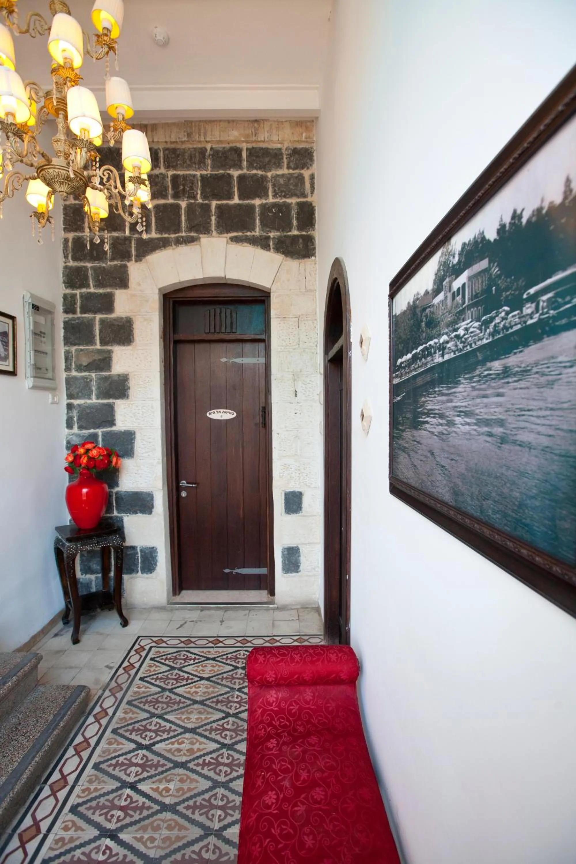 Decorative detail in Shirat Hayam Boutique Hotel