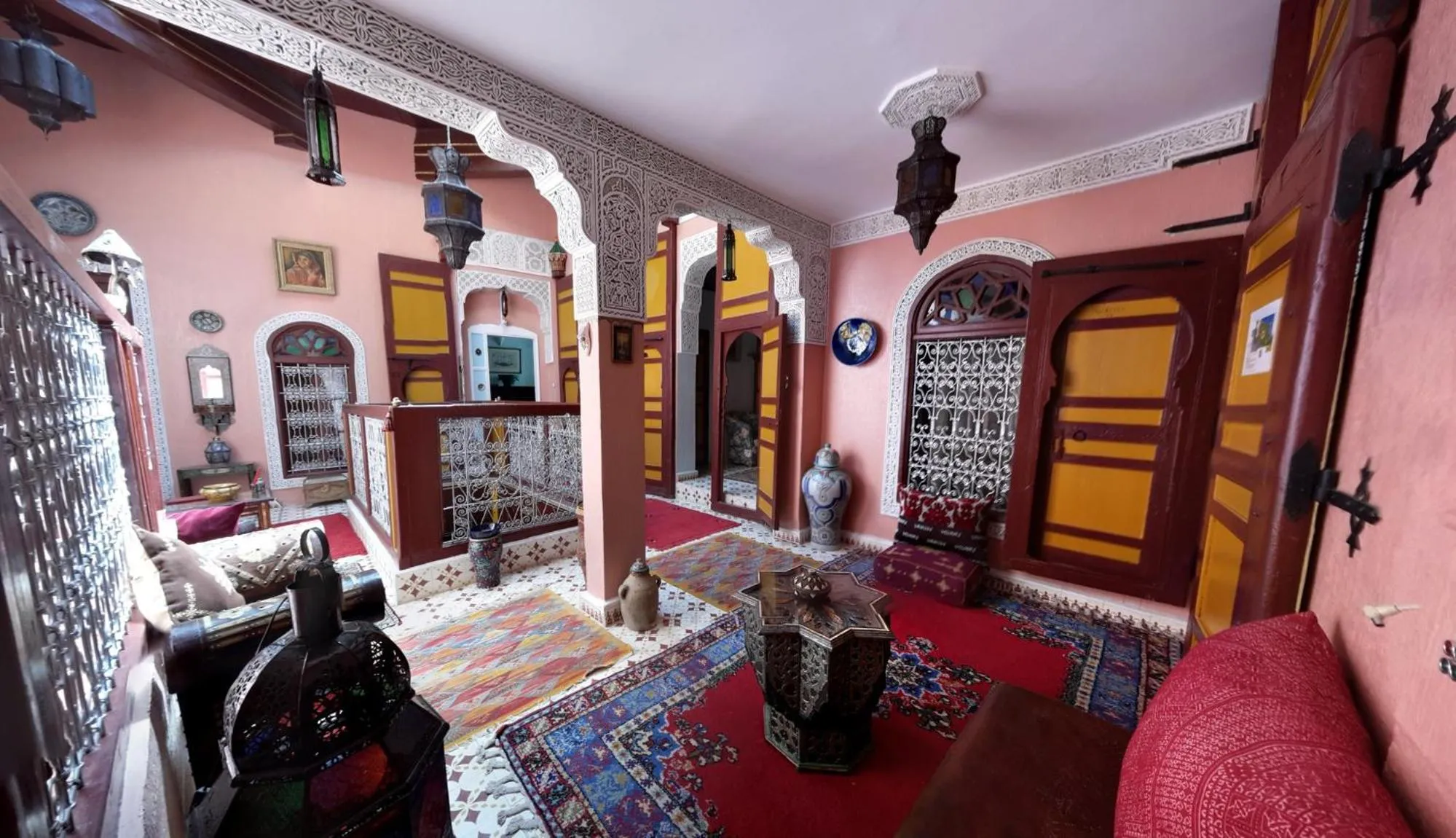 Decorative detail in Riad Atika Mek