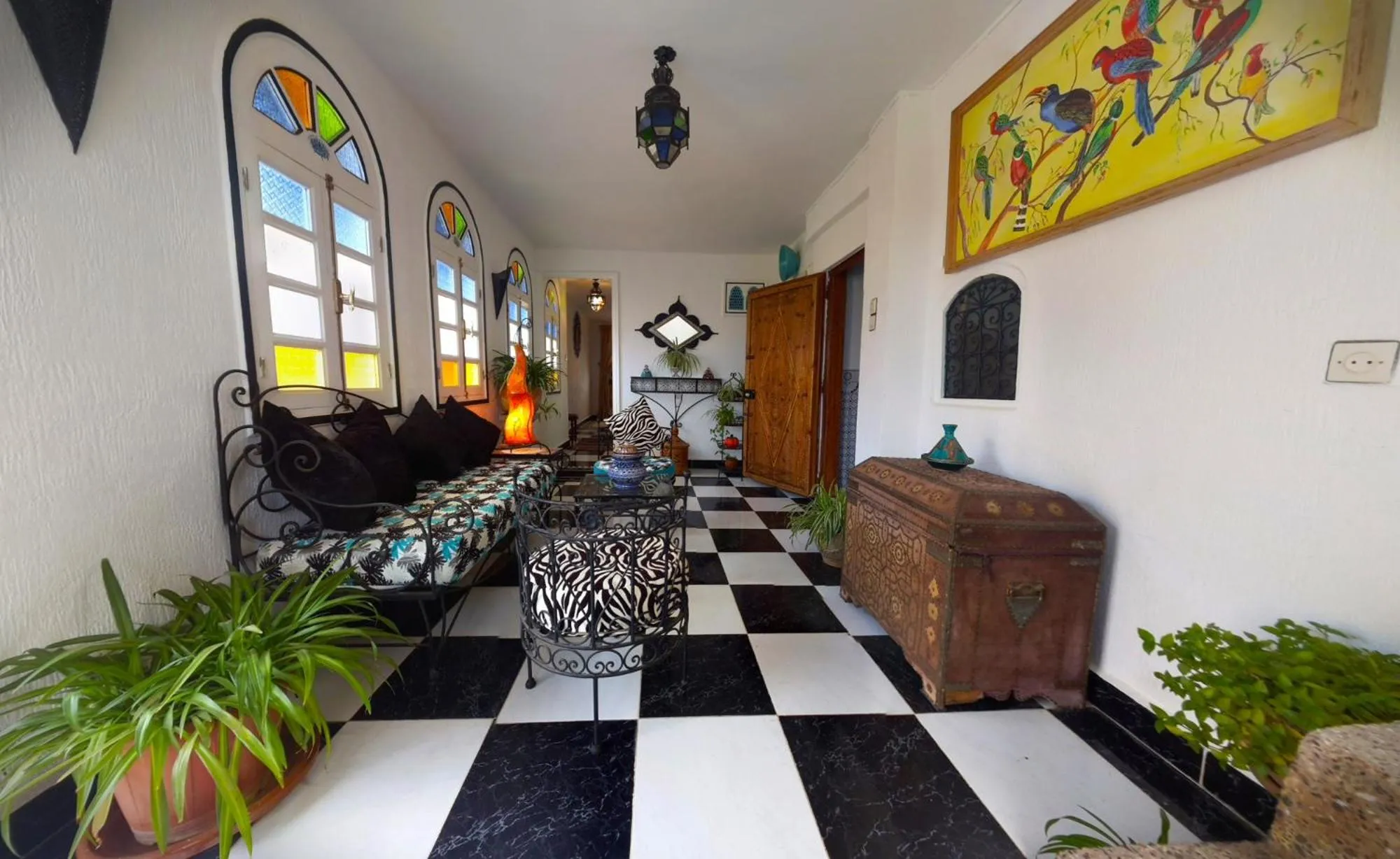 Lobby or reception in Riad Atika Mek