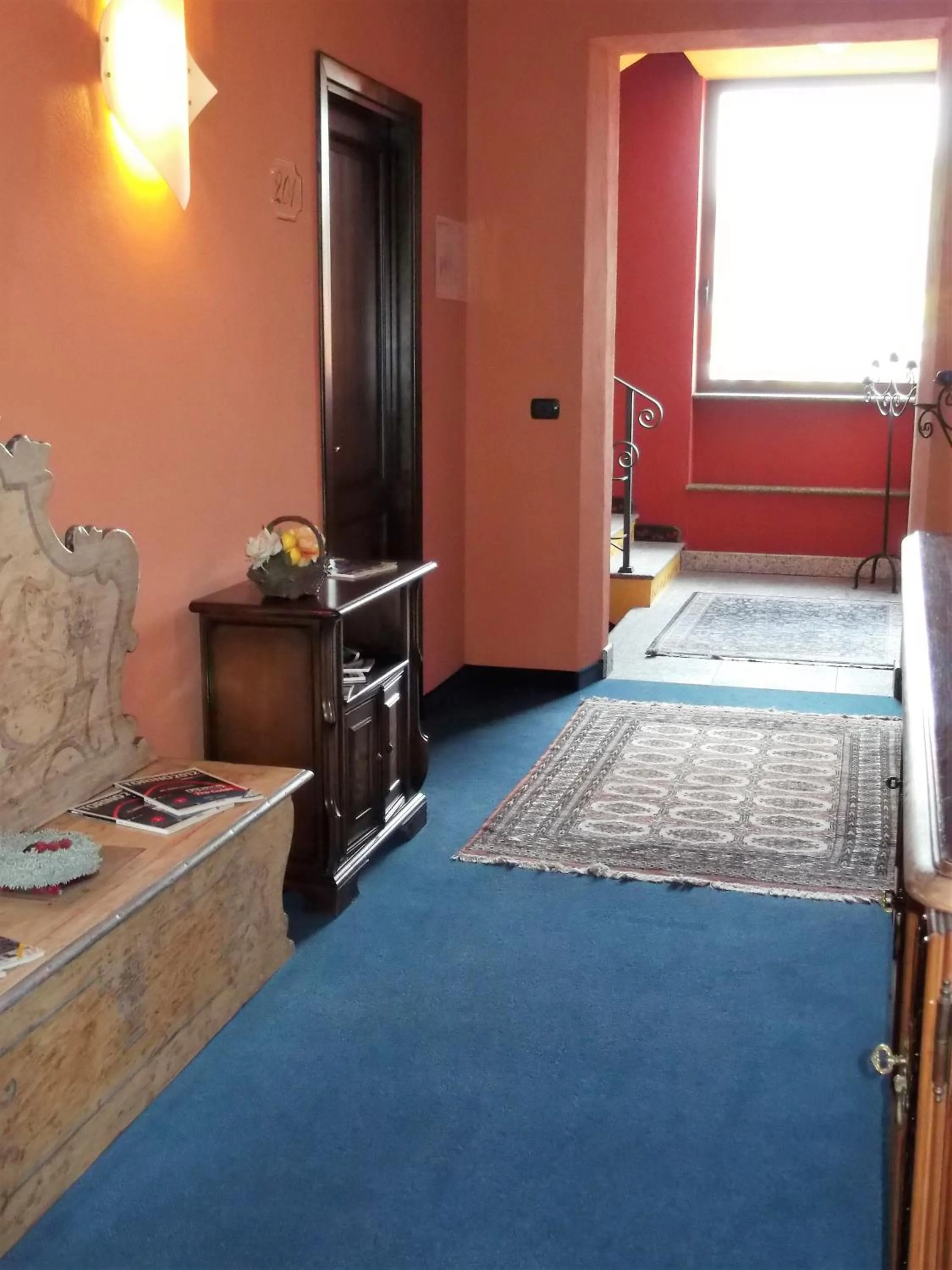 Decorative detail, Bed in Hotel Damian Park Hotel Delle Magnolie