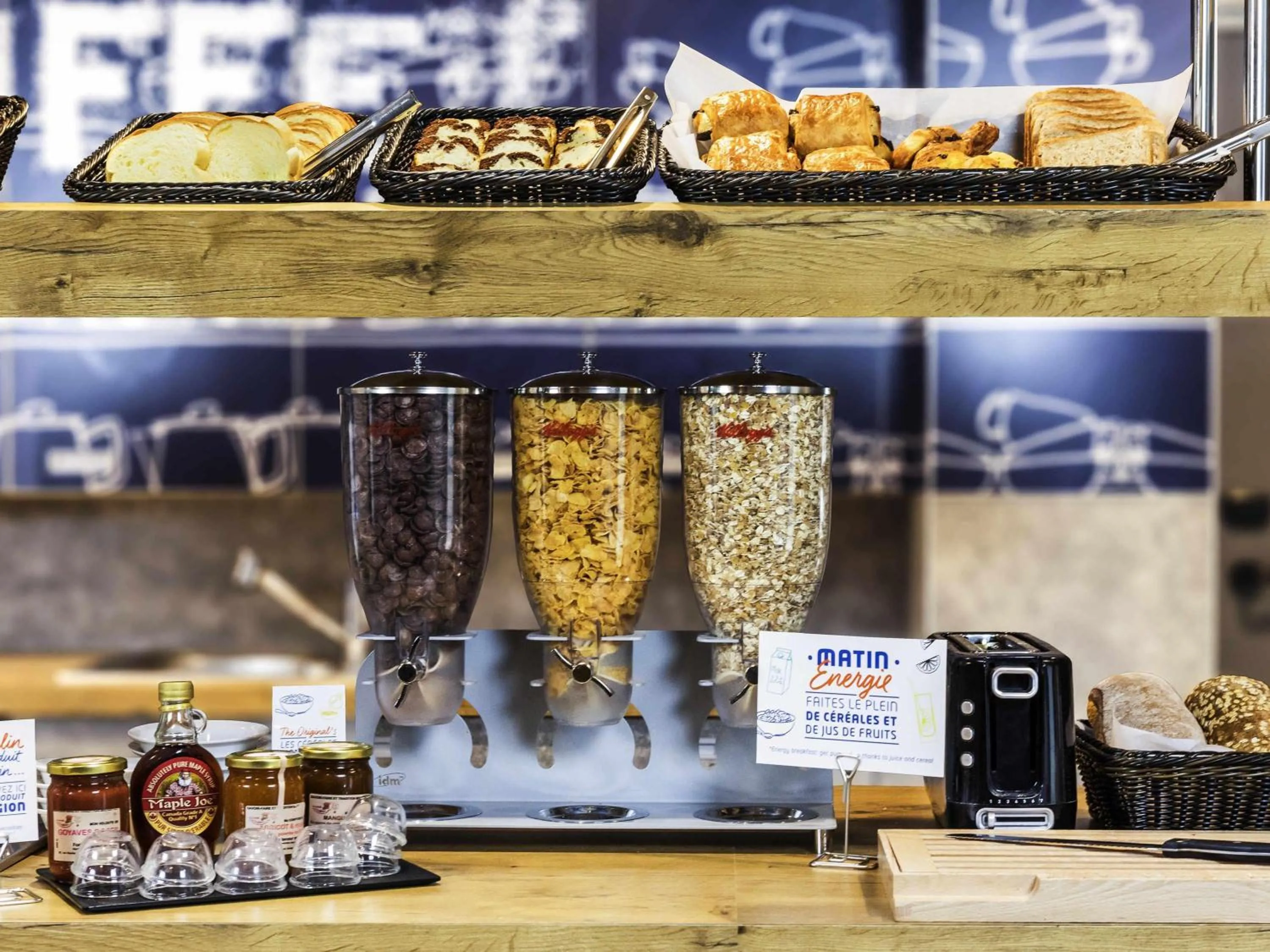 Breakfast in ibis Budget Luxembourg Aeroport