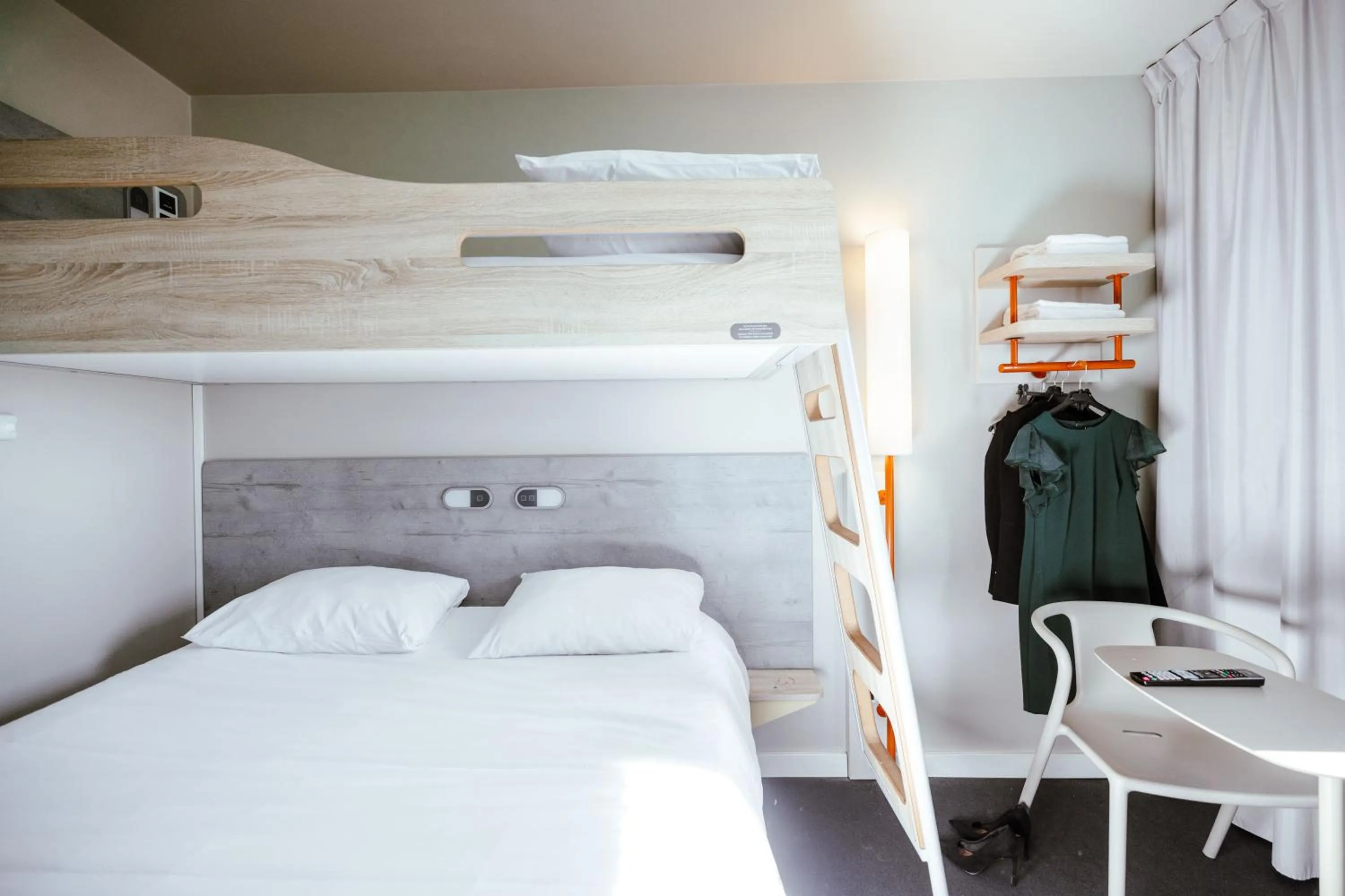 Bed in ibis Budget Luxembourg Aeroport