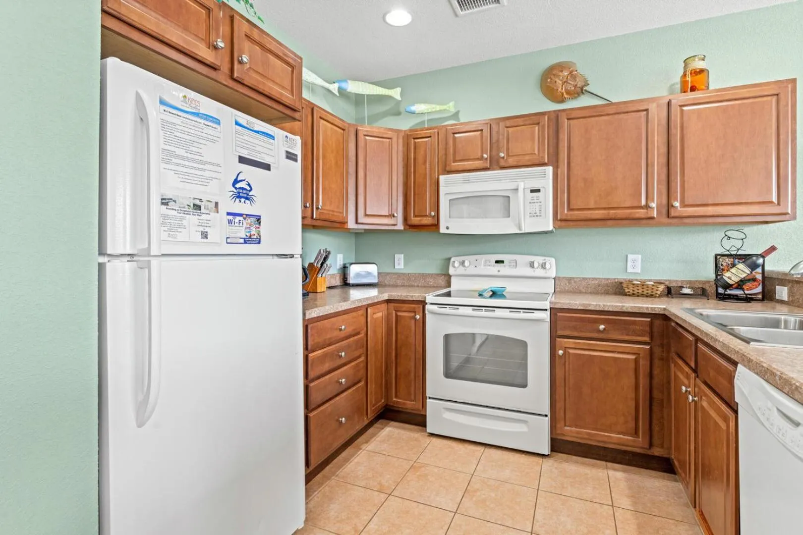 Kitchen or kitchenette in Hamilton Cay at Bermuda Bay by Kees Vacations