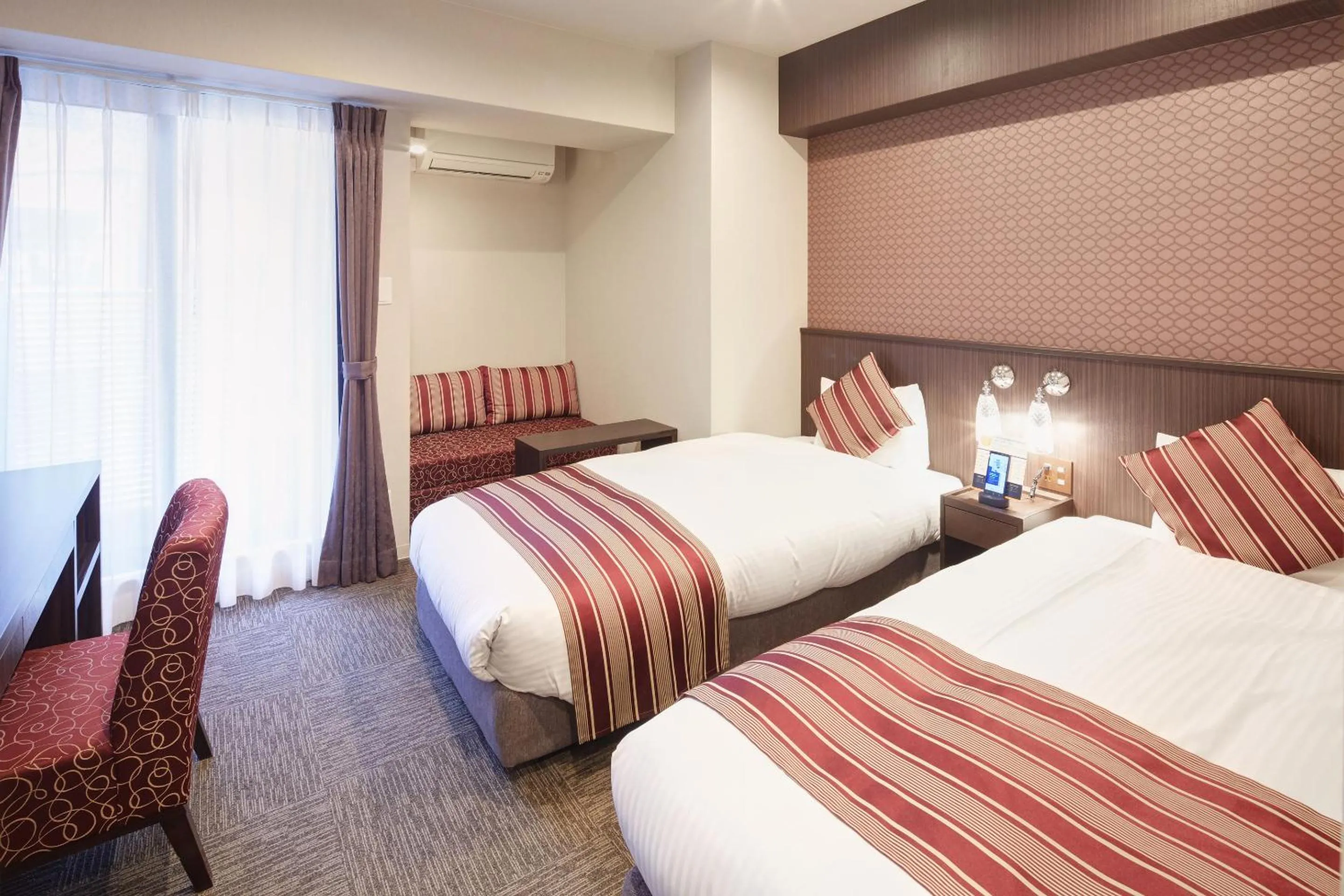 Bed in Hotel Amaterrace Yosuga