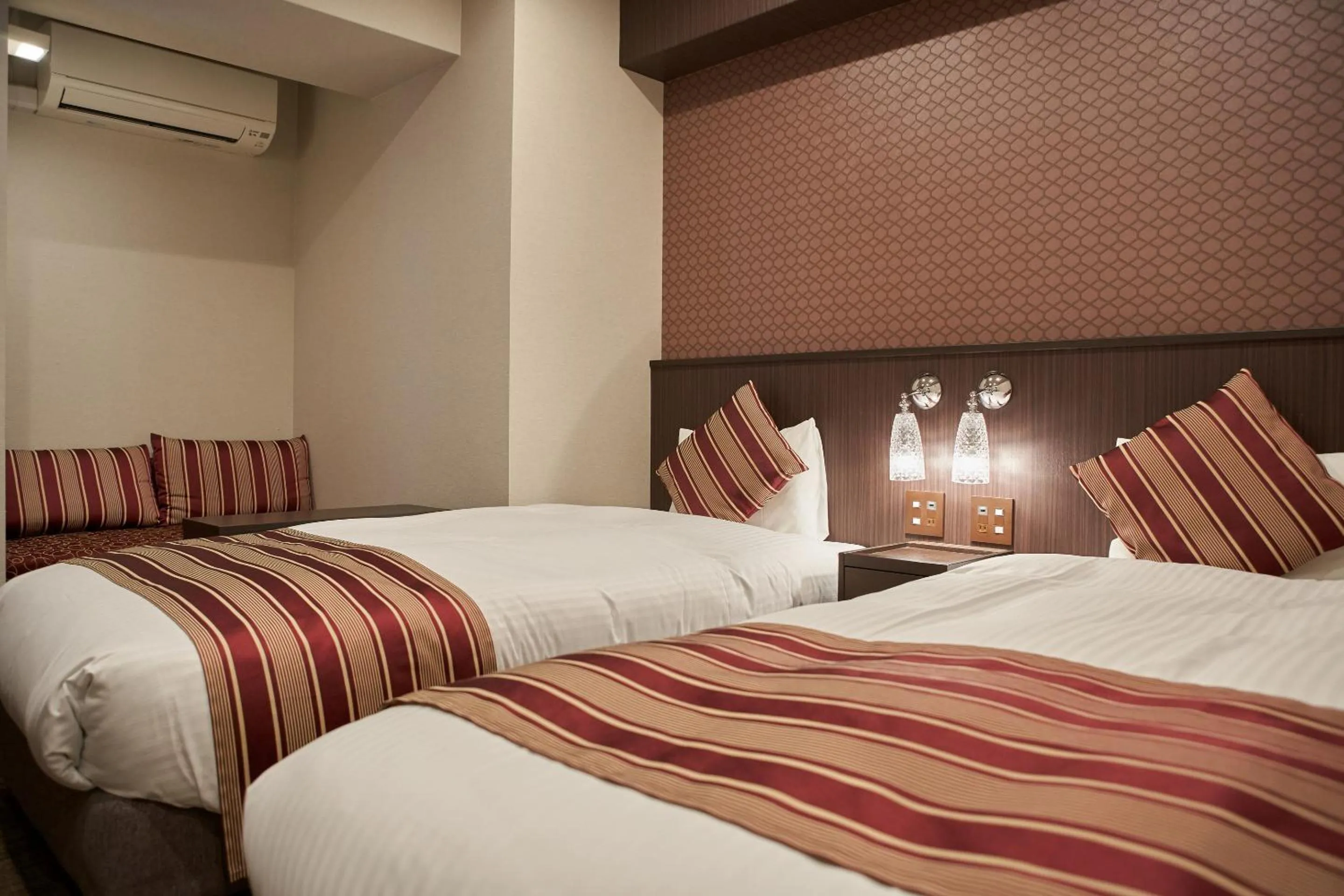 Bed in Hotel Amaterrace Yosuga