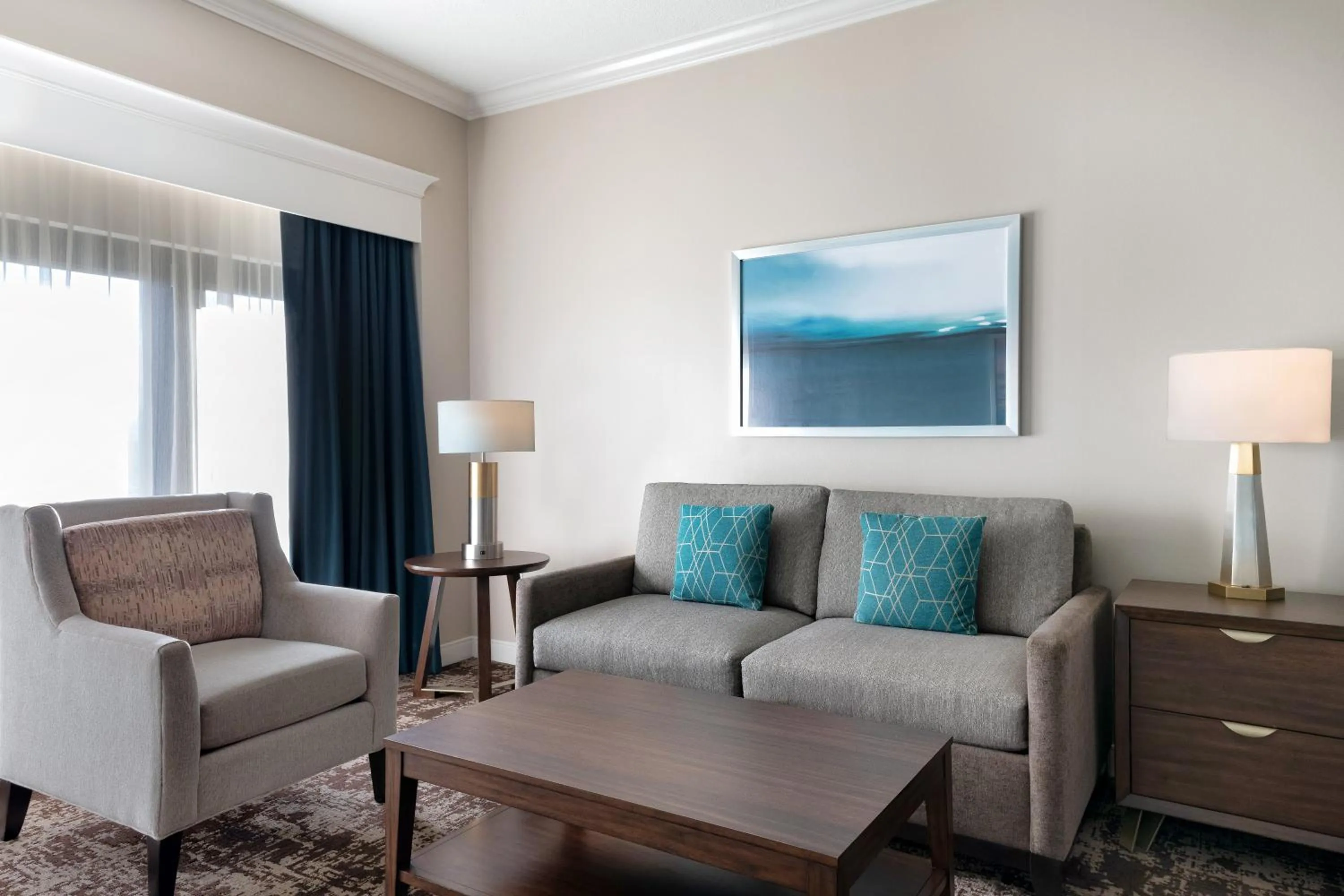 Living room in Club Wyndham Harbour Lights