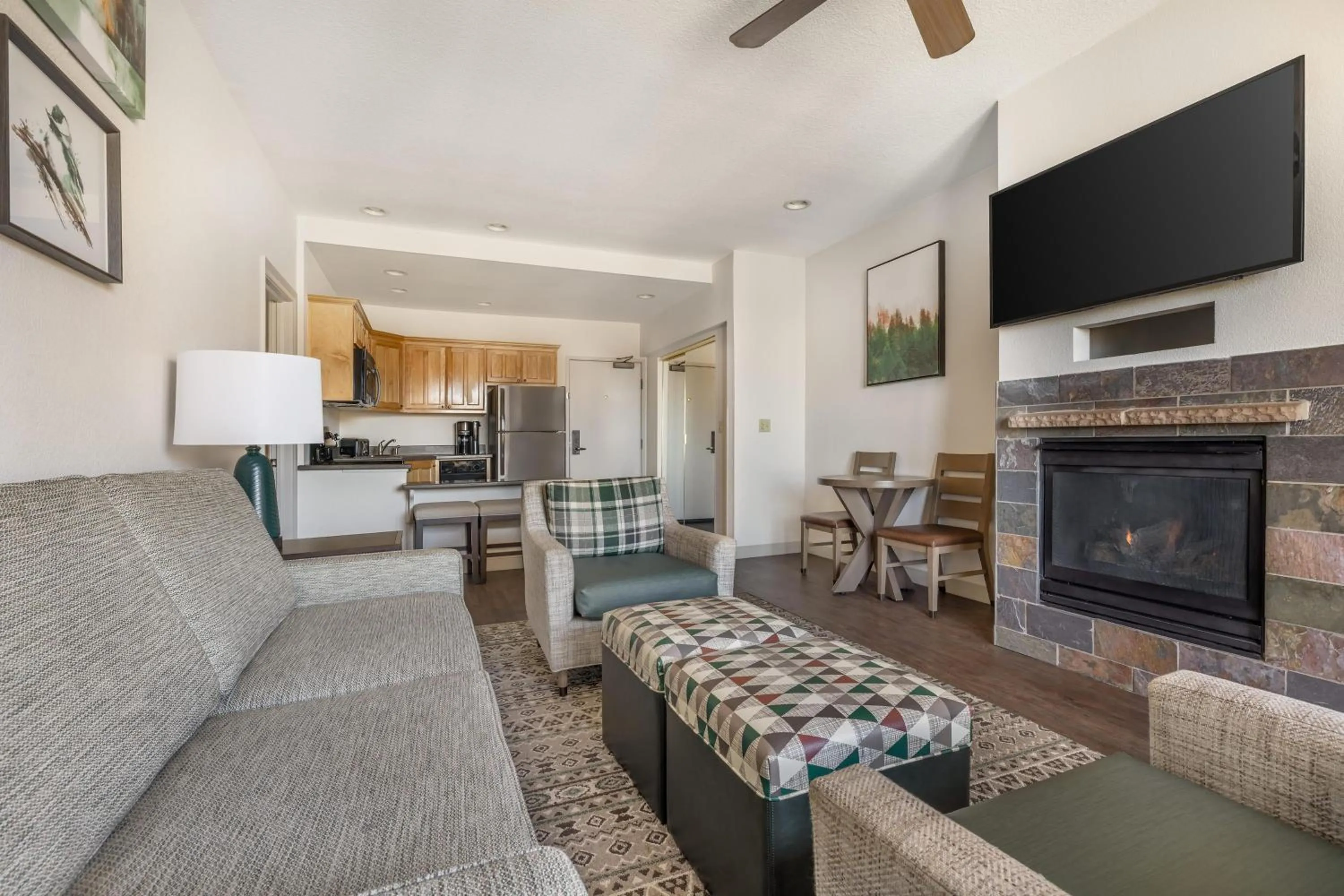 Living room in Hilton Vacation Club Cedar Breaks Brian Head