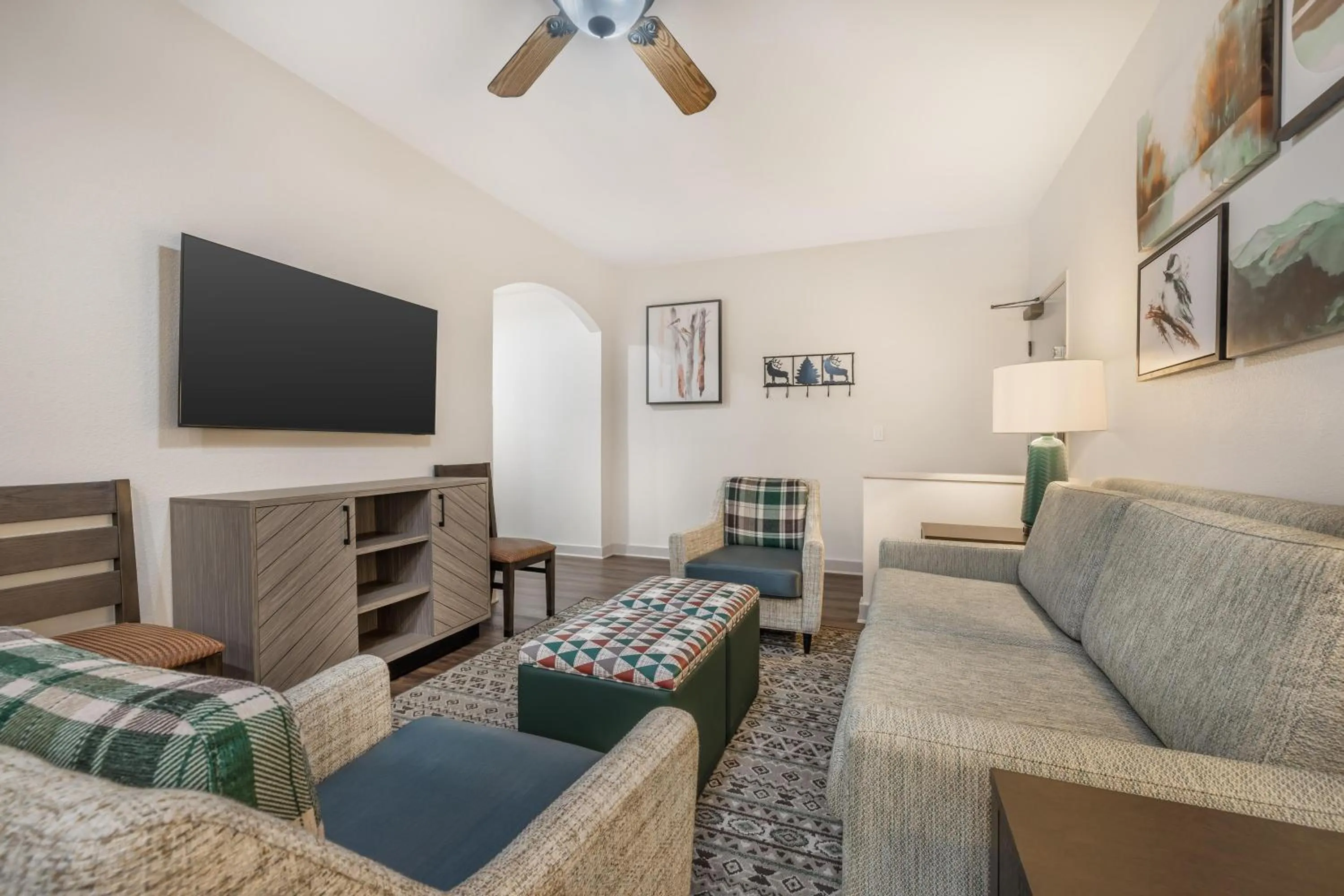 Living room in Hilton Vacation Club Cedar Breaks Brian Head