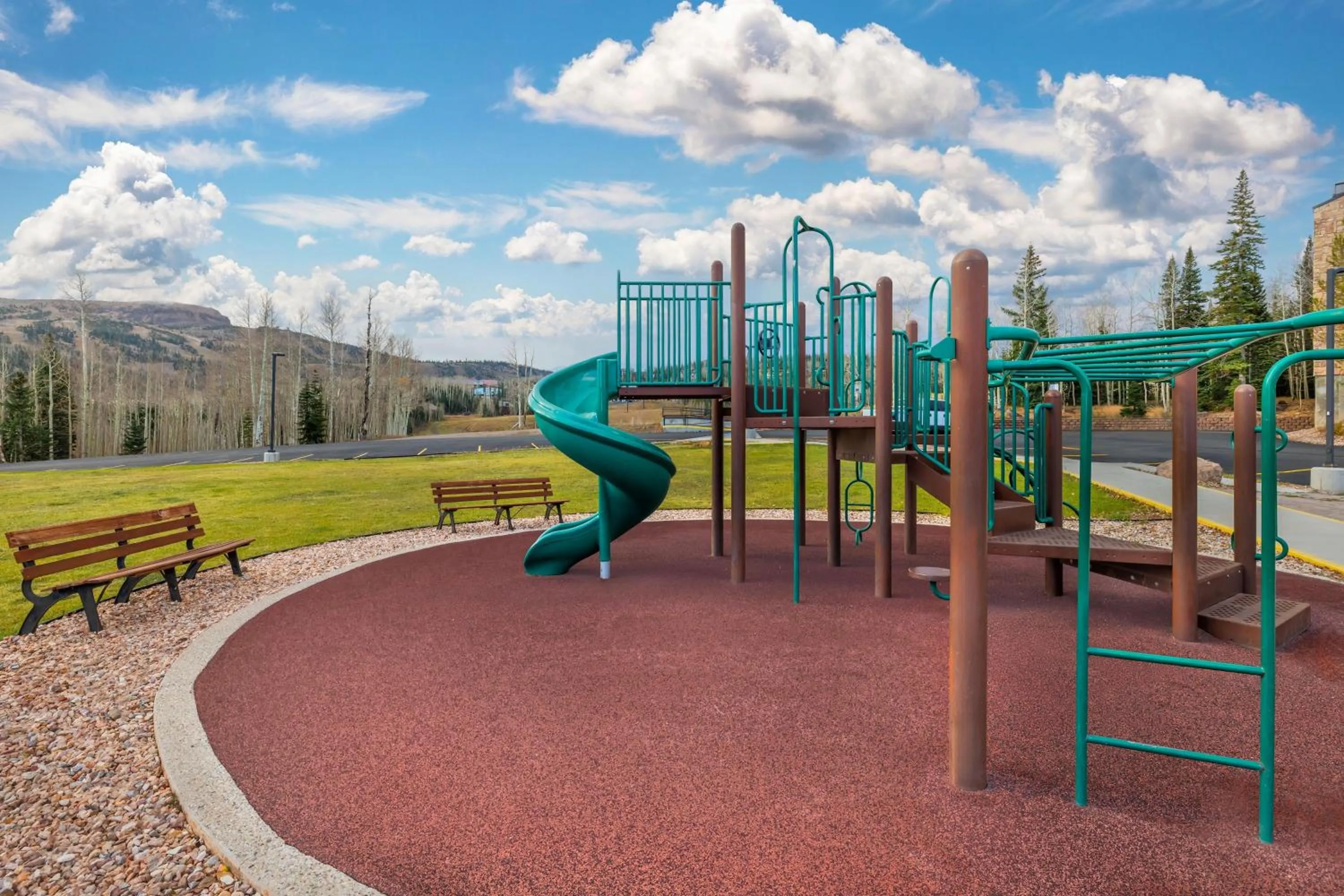 Children play ground in Hilton Vacation Club Cedar Breaks Brian Head