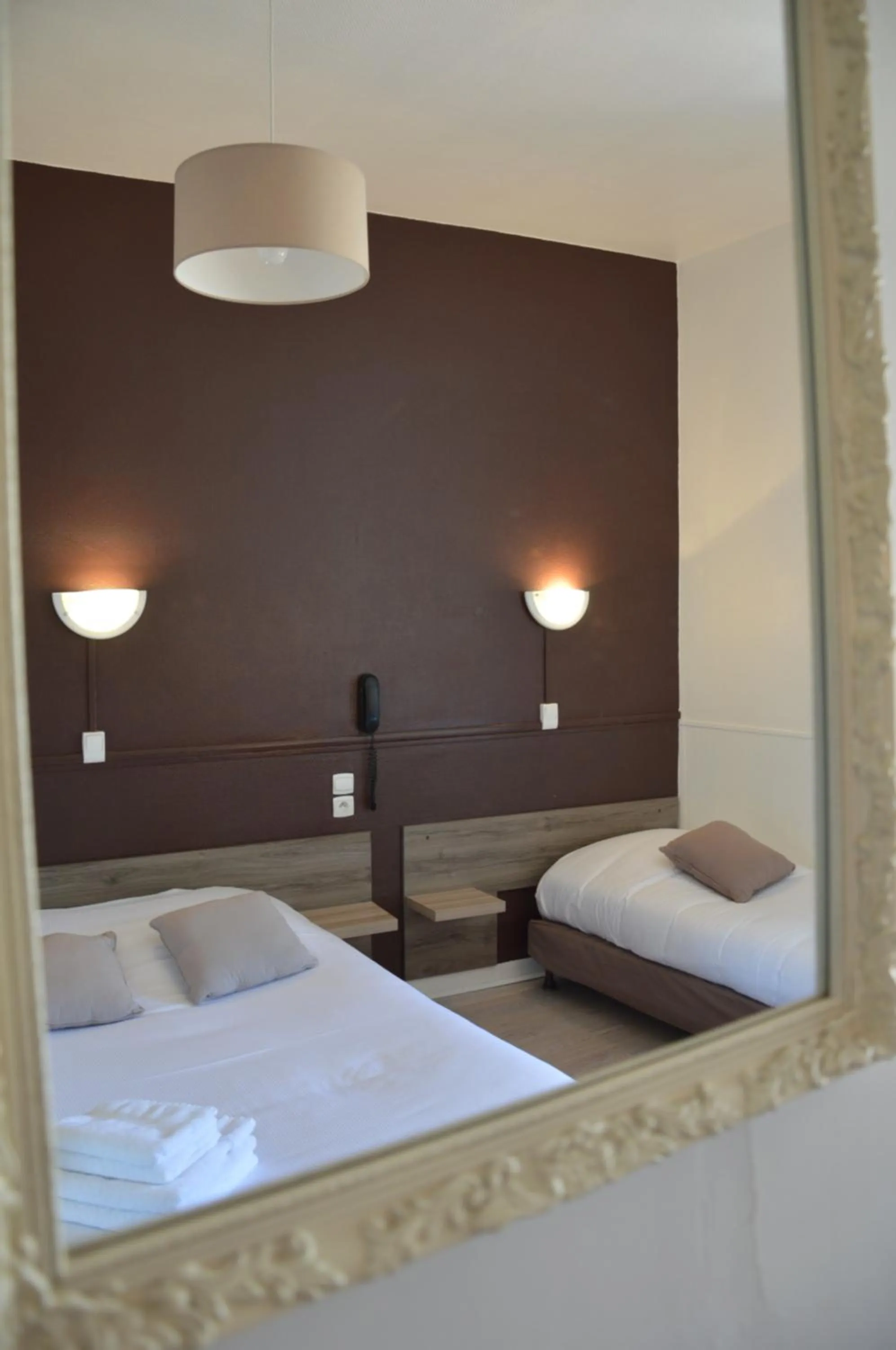 Bedroom, Bed in Hôtel de la Colombière