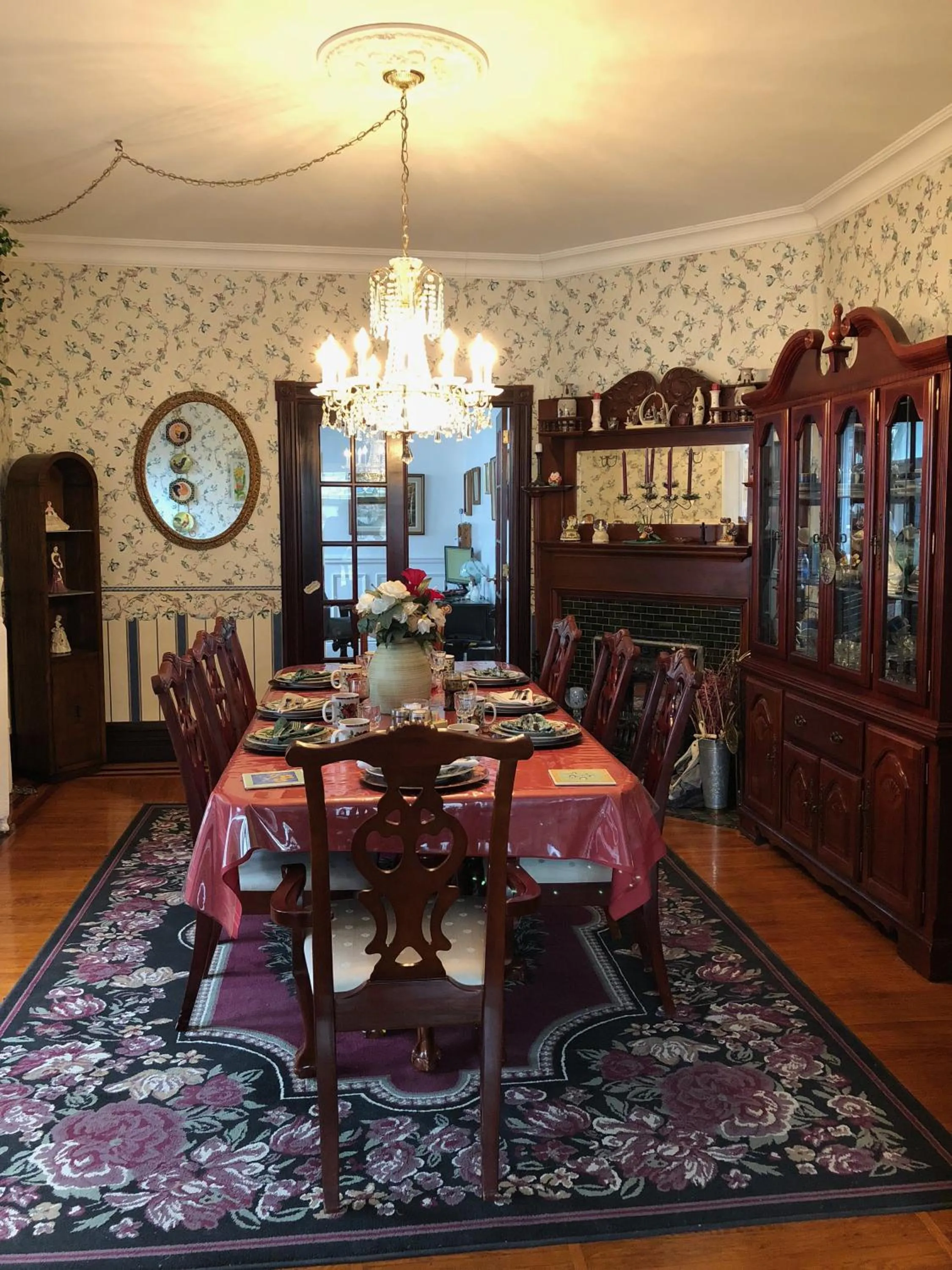Dining area in Blue Gables Bed and Breakfast