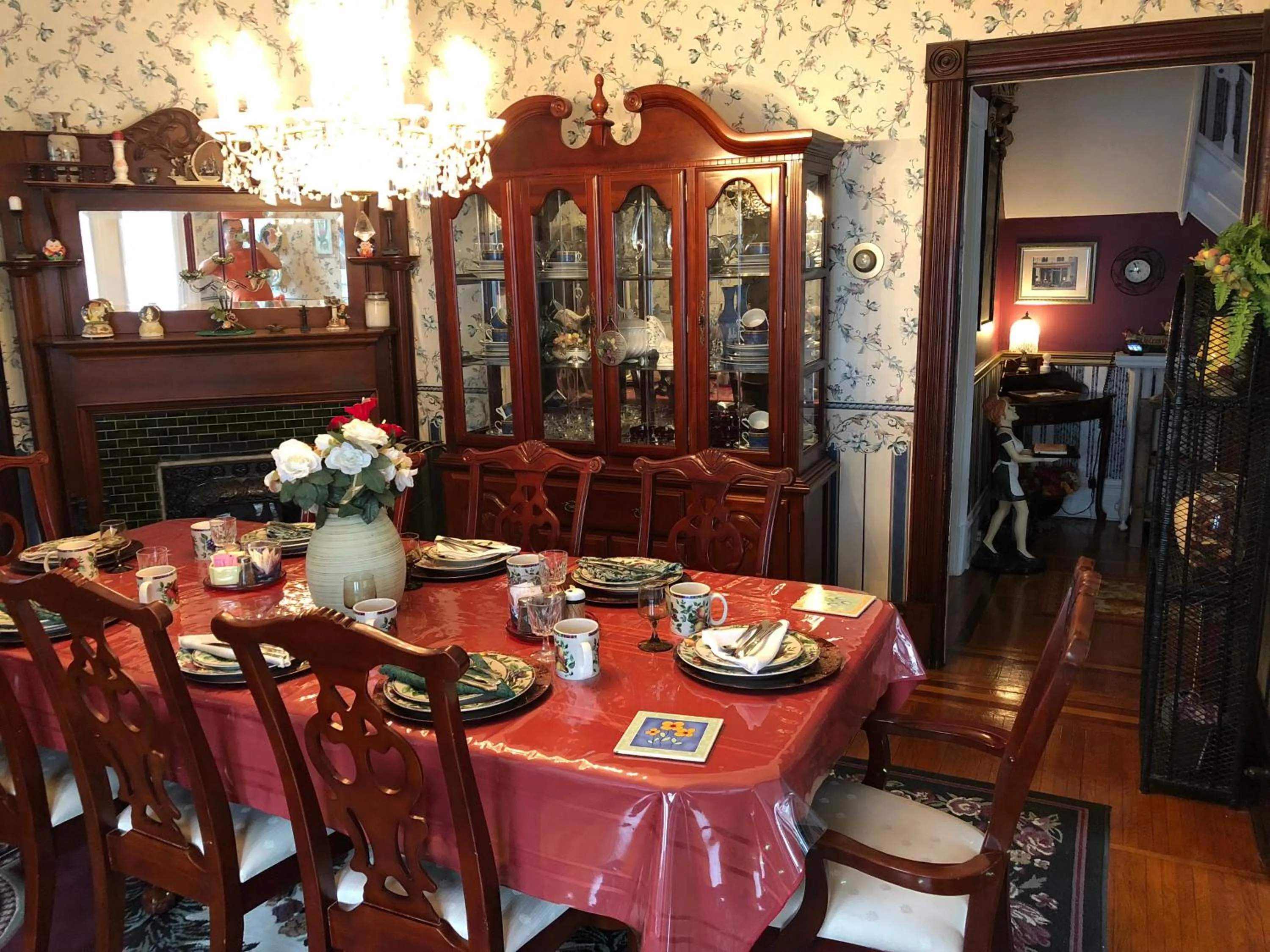 Dining area in Blue Gables Bed and Breakfast