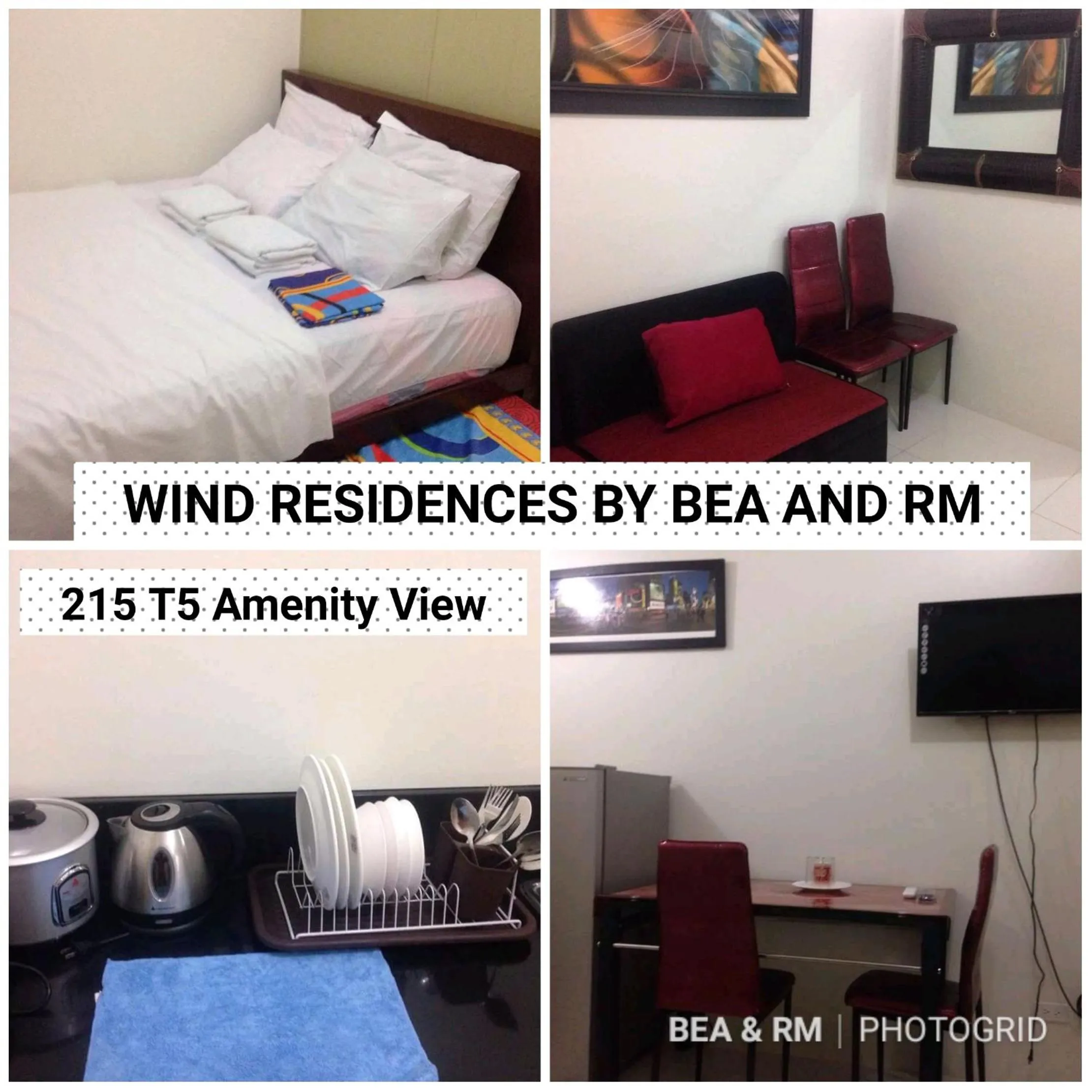 Bed in Wind Residences by Bea and RM