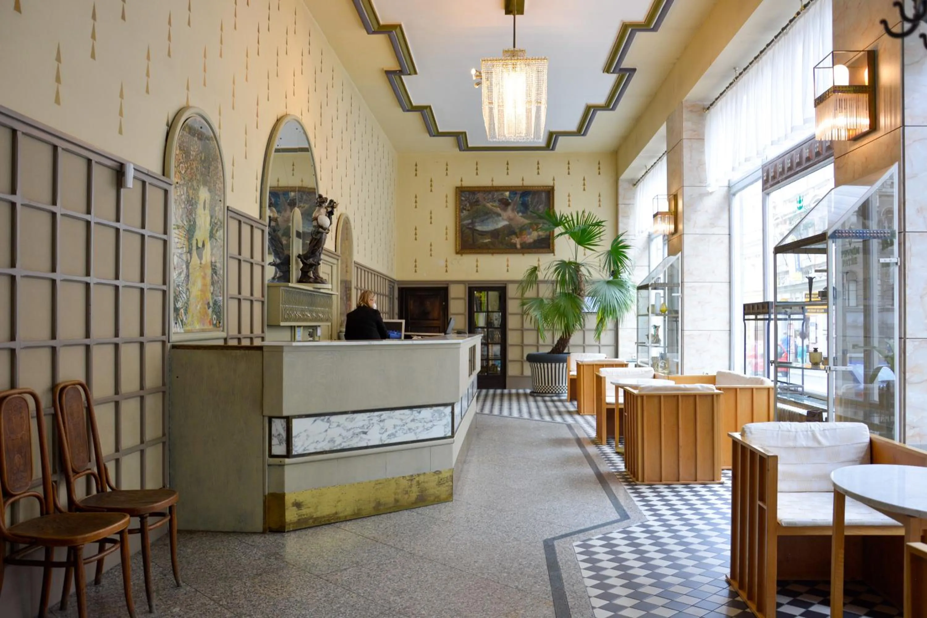 Lobby or reception in Hotel Praha Liberec