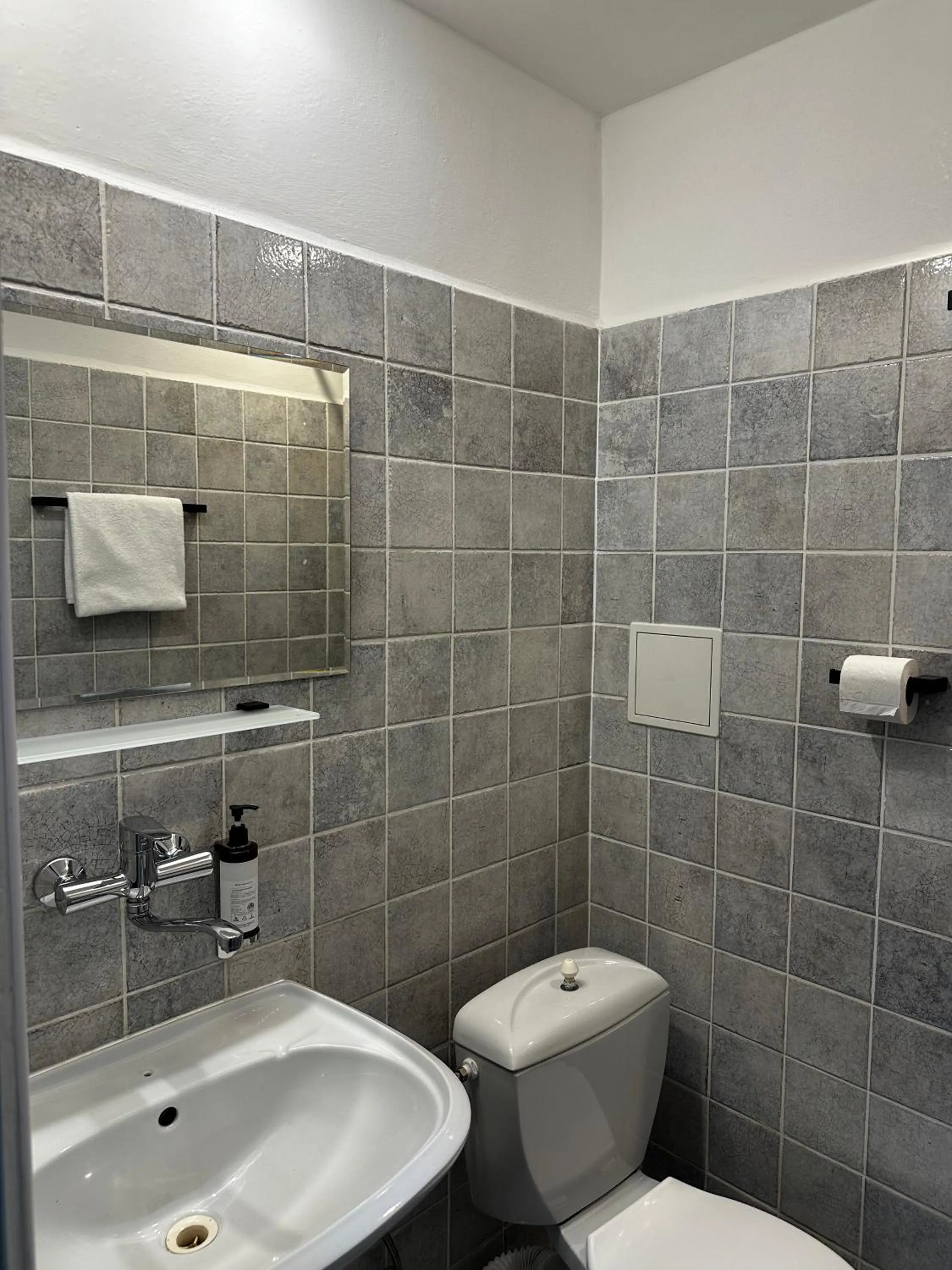 Shower in Hotel Praha Liberec