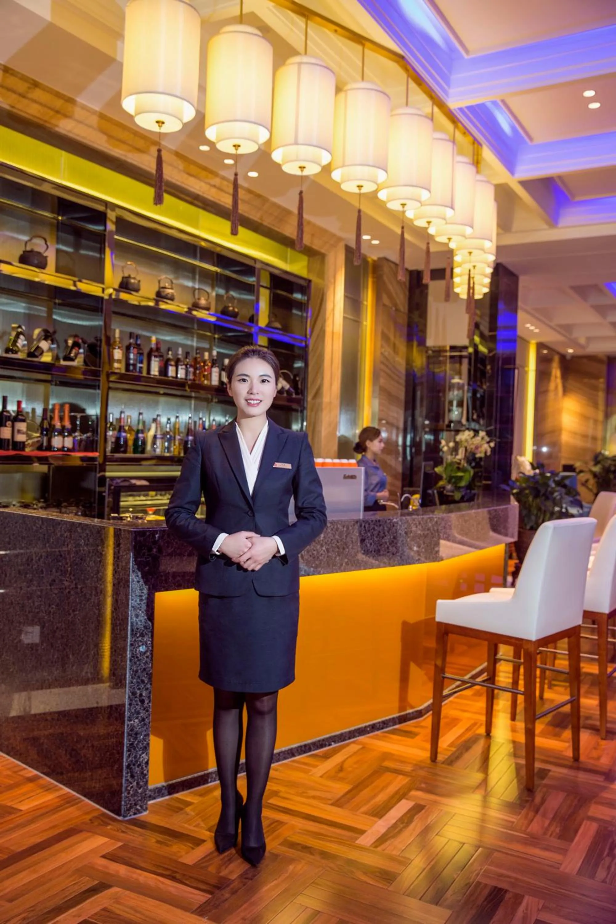 Lounge or bar in Ordos Yonggui Hotel