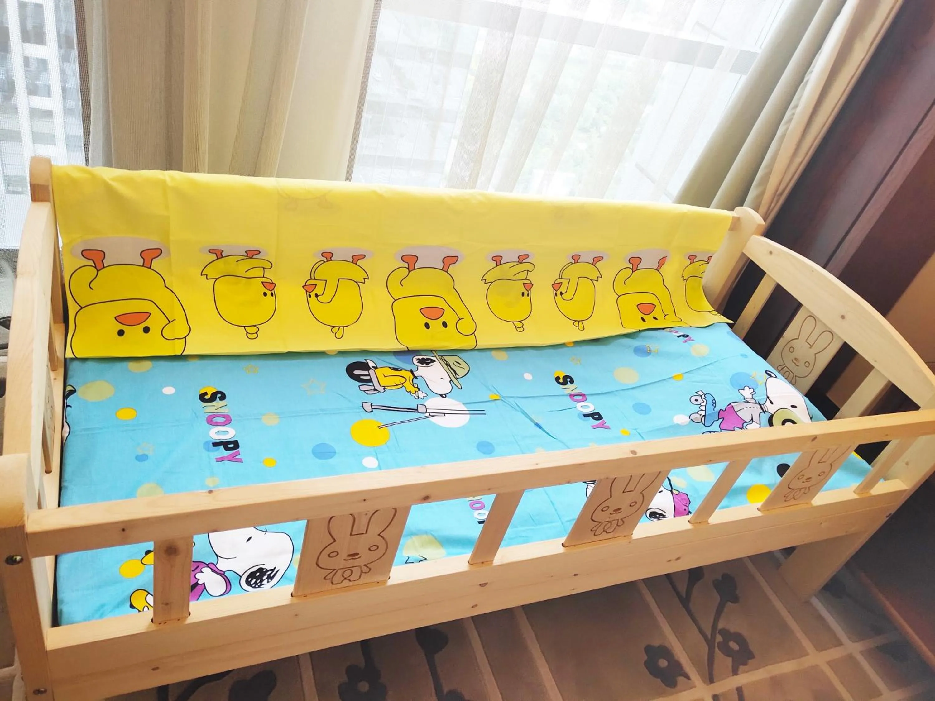 Bed in Ordos Yonggui Hotel