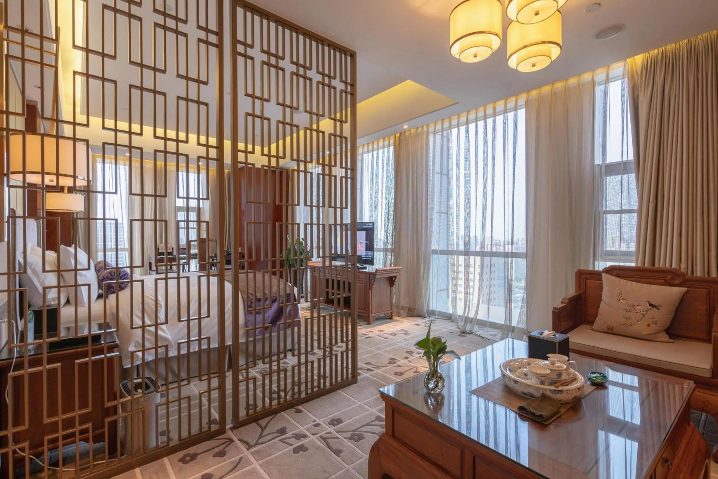 Living room in Ordos Yonggui Hotel