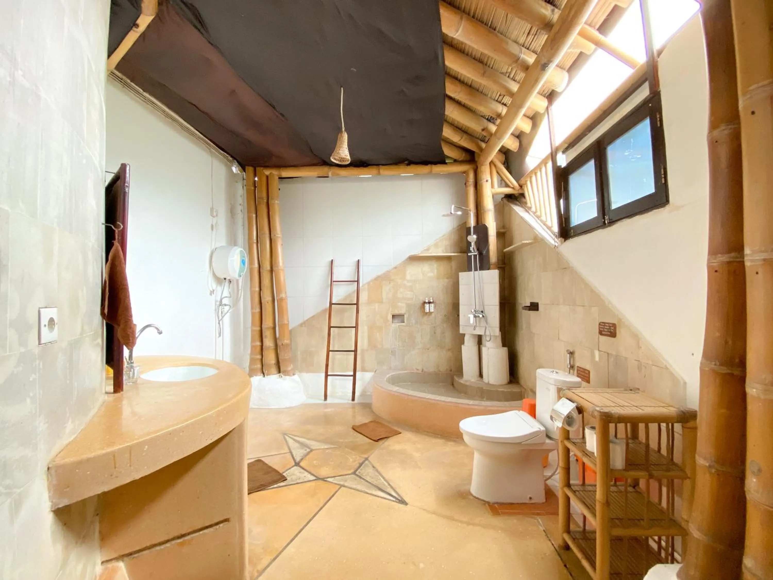 Bathroom in Serenity Eco Guesthouse - CHSE certified