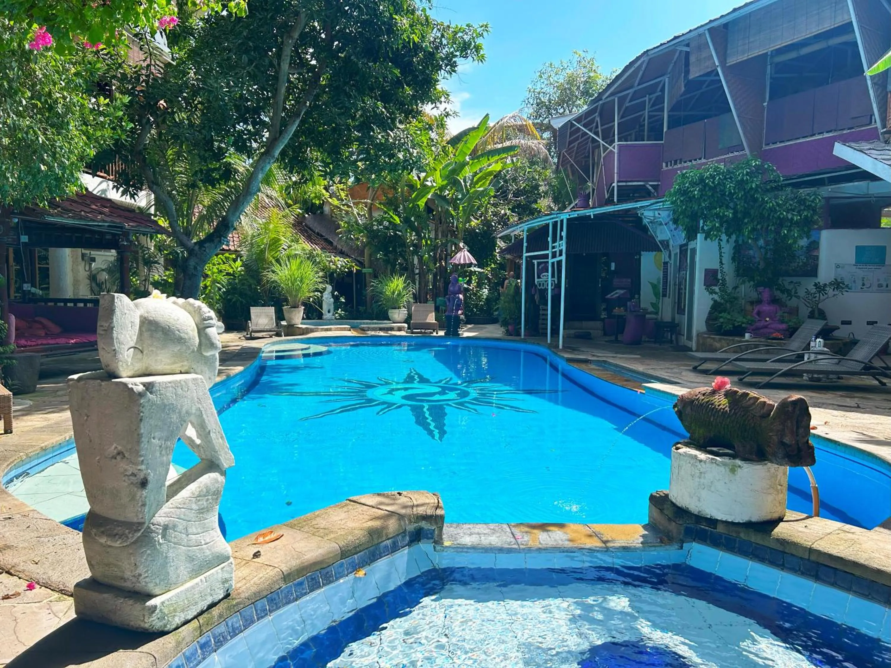 Swimming pool in Serenity Eco Guesthouse - CHSE certified