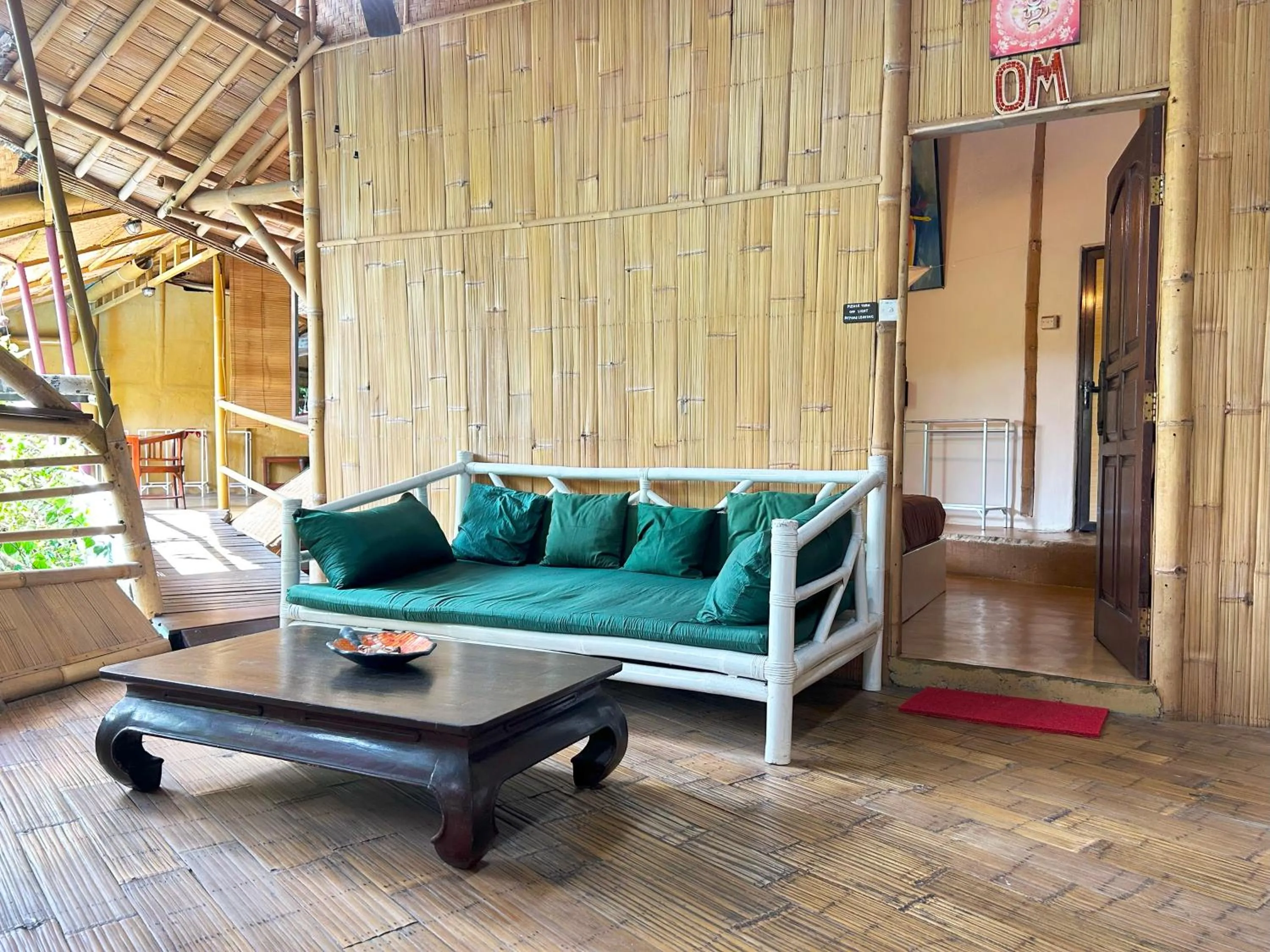 Seating area in Serenity Eco Guesthouse - CHSE certified