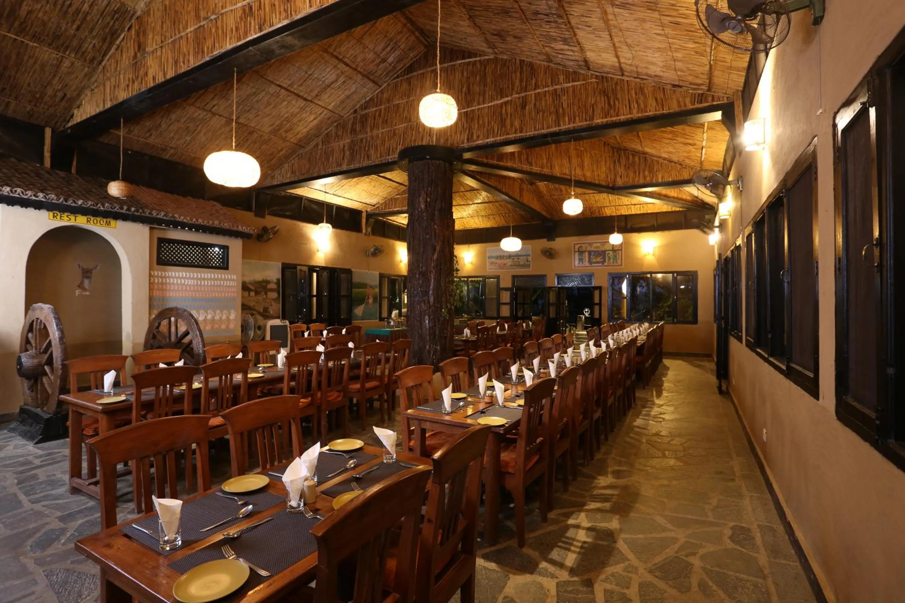 Restaurant/places to eat in Jungle Villa Resort - Near Chitwan National Park