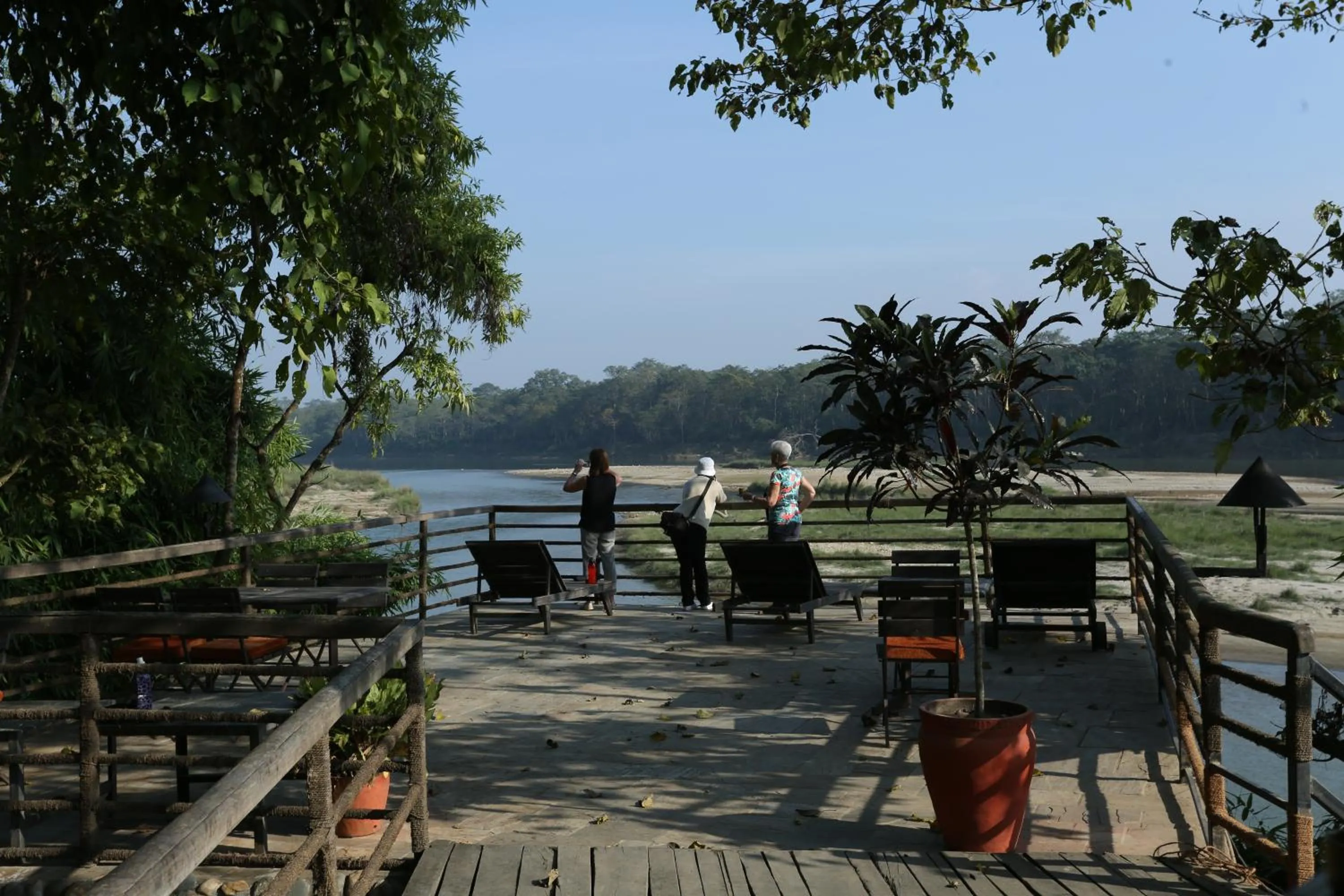 View (from property/room) in Jungle Villa Resort - Near Chitwan National Park