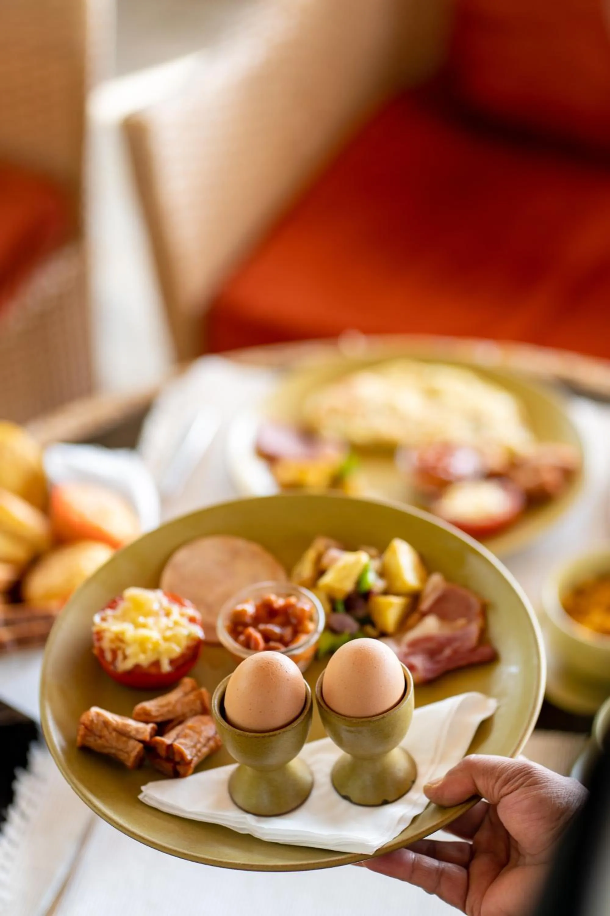 Breakfast in Jungle Villa Resort - Near Chitwan National Park