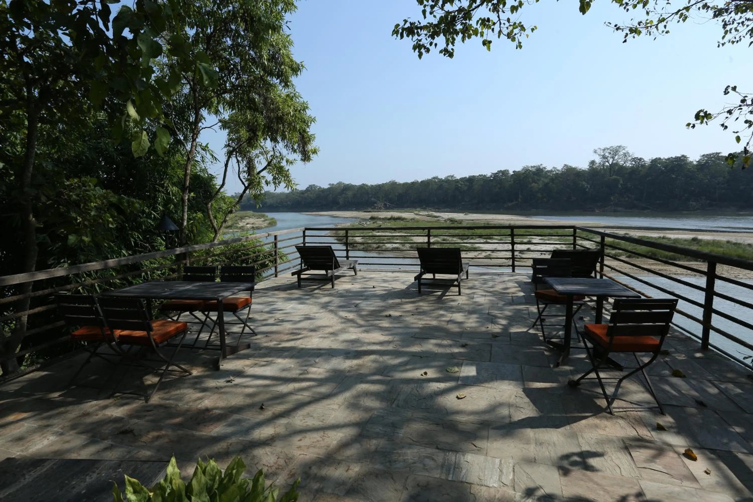Balcony/Terrace in Jungle Villa Resort - Near Chitwan National Park