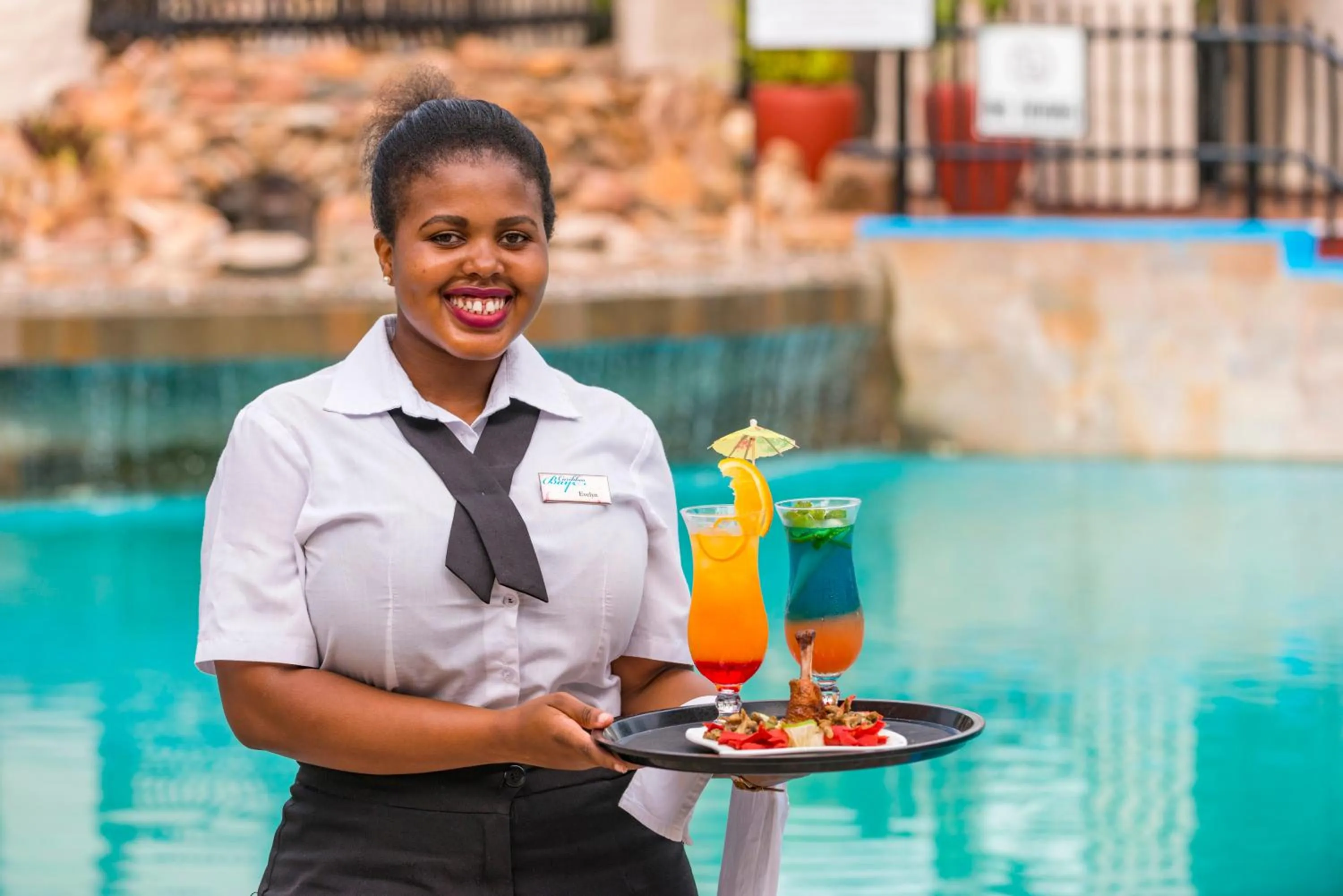 Staff in Caribbea Bay Resort