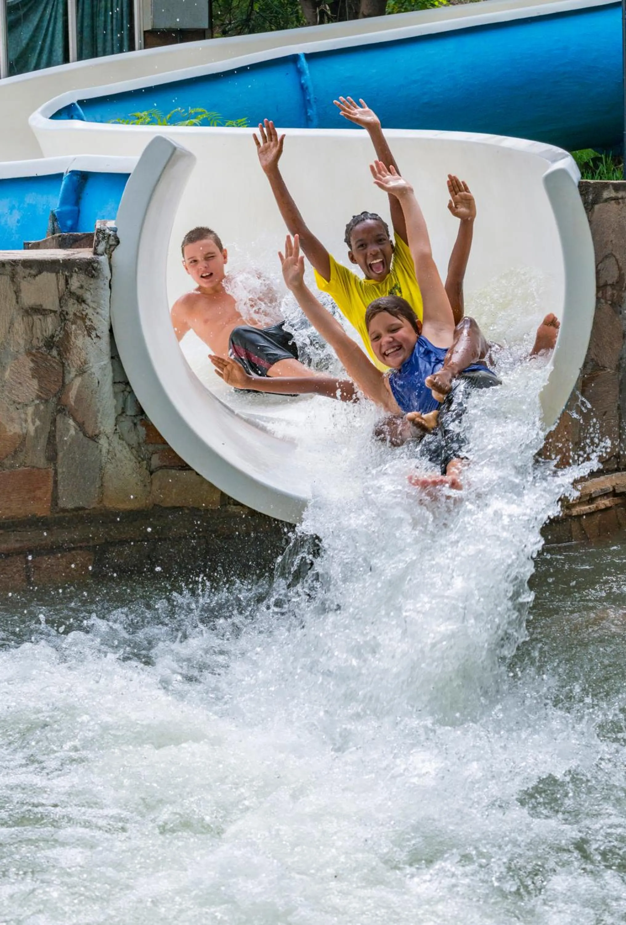 Aqua park in Caribbea Bay Resort