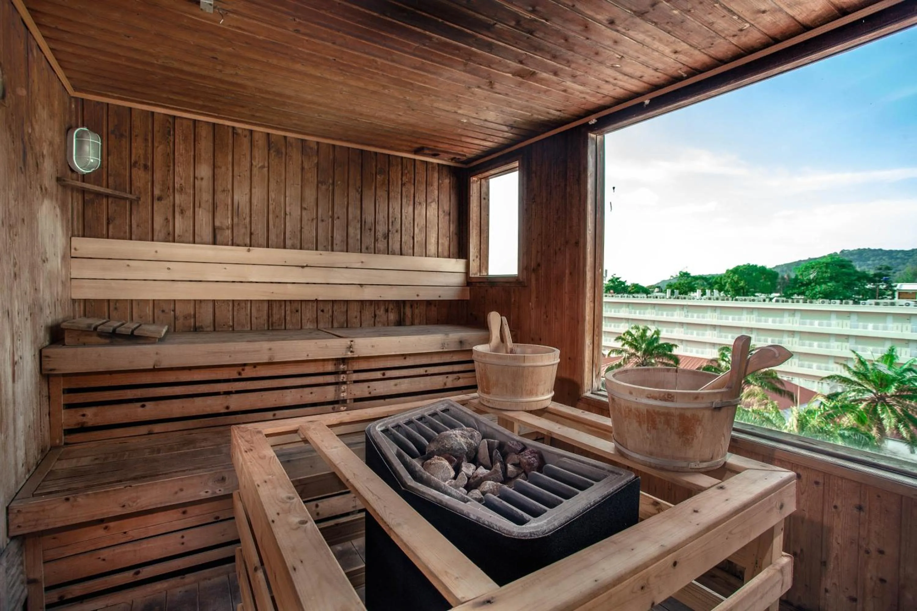 Sauna in Baumancasa Beach Resort