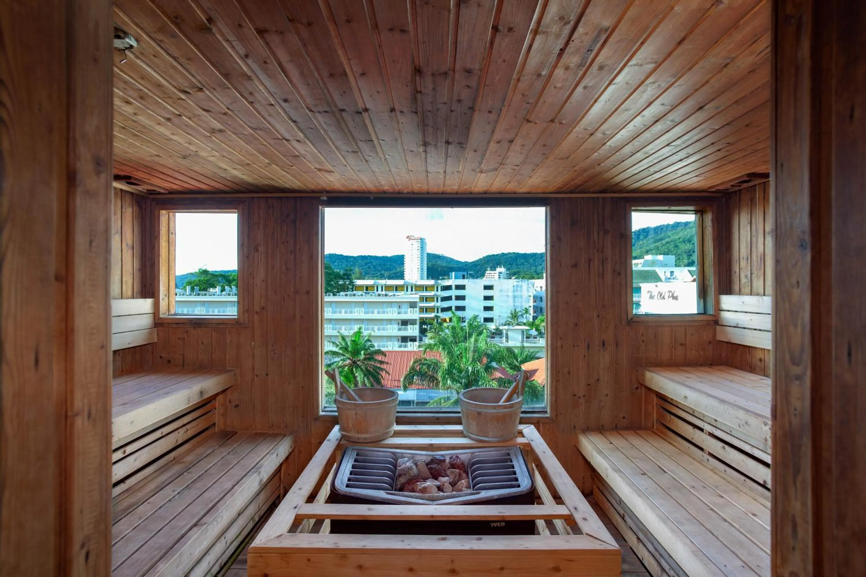 Sauna in Baumancasa Beach Resort