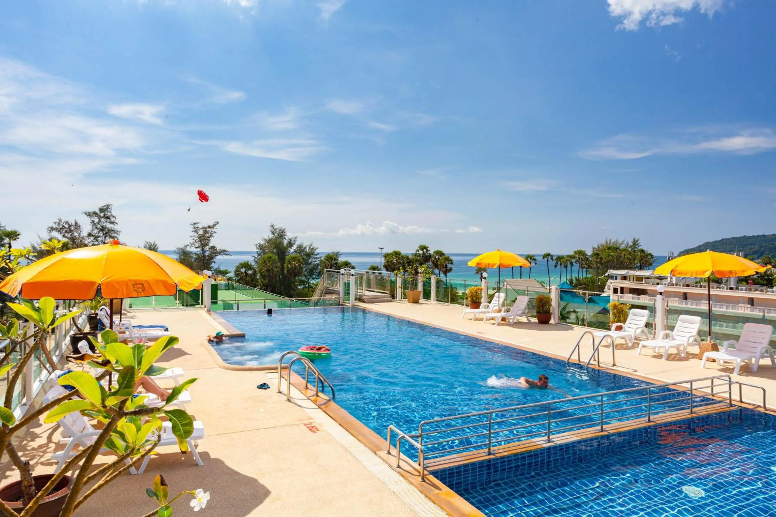 Swimming pool in Baumancasa Beach Resort