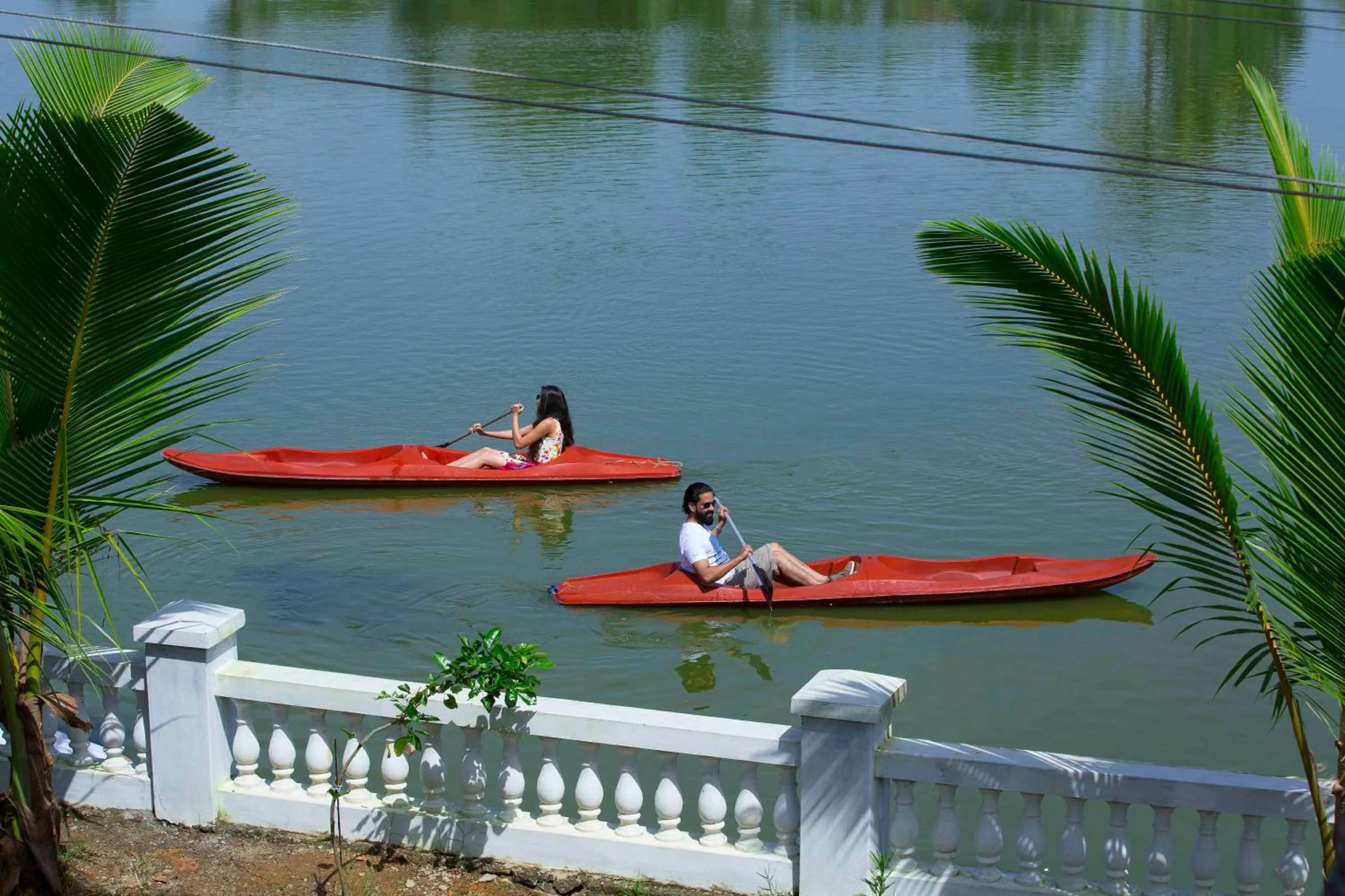 Canoeing in Indriya Sands
