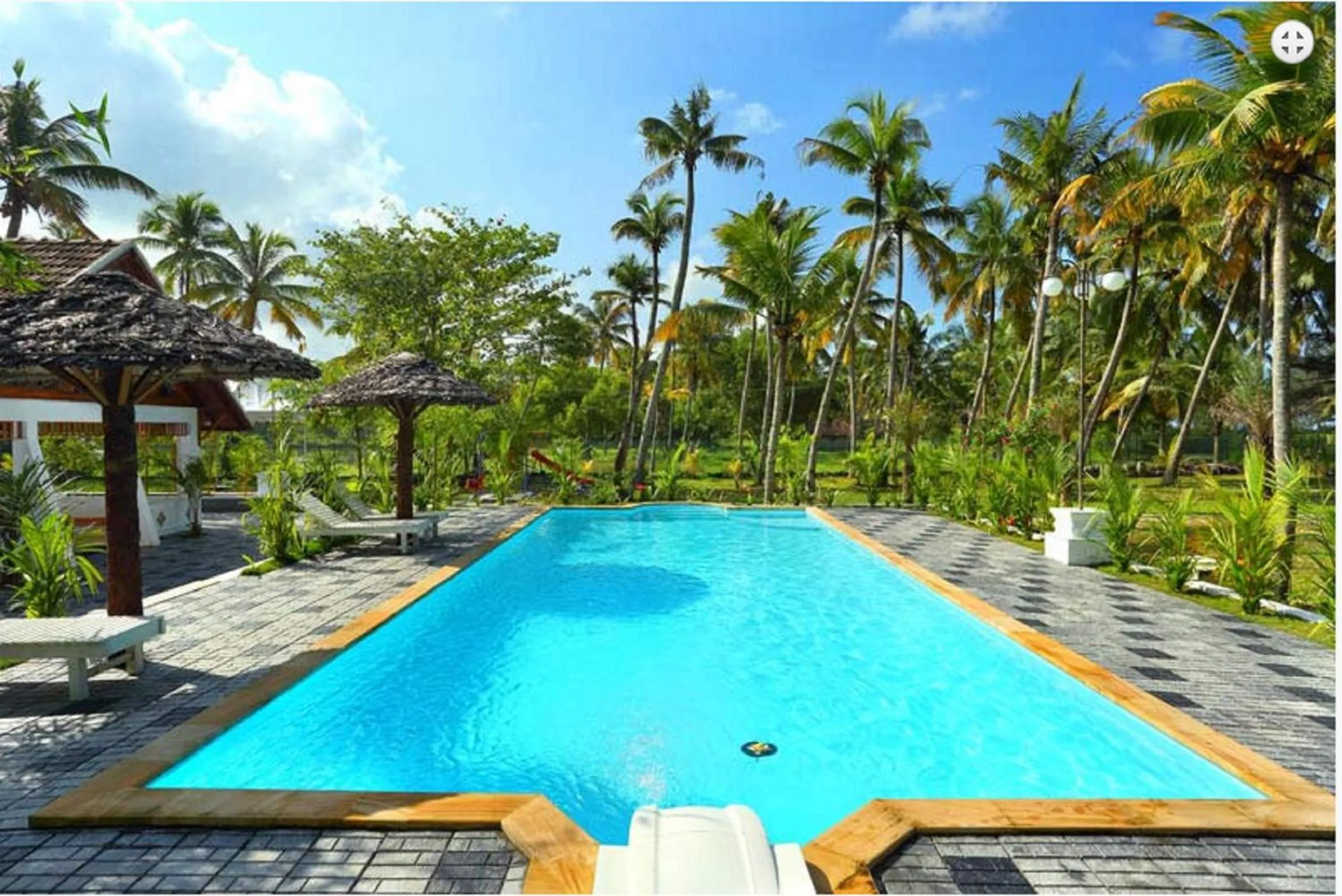 Pool view in Indriya Sands