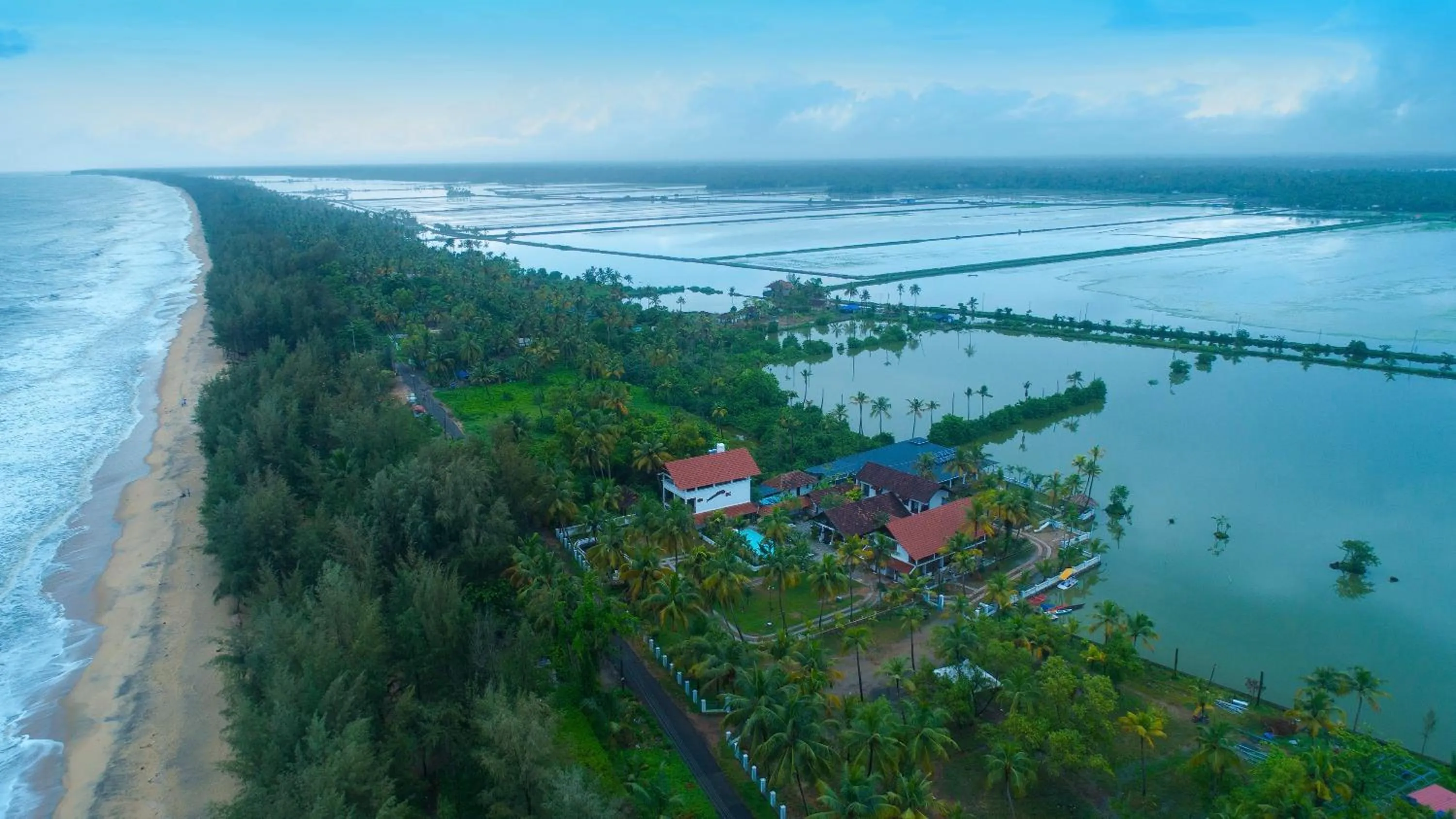 Lake view in Indriya Sands