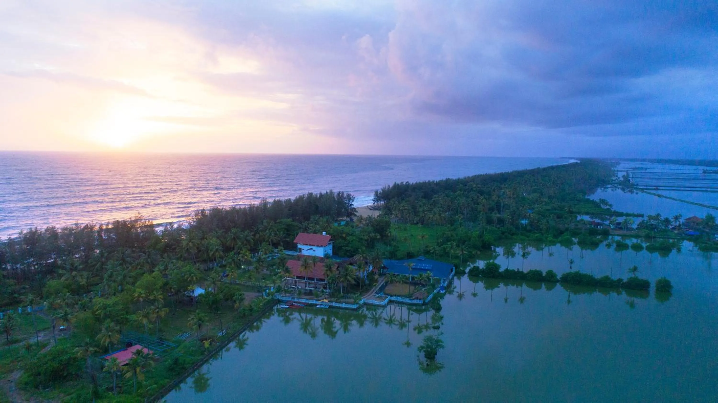 Bird's eye view in Indriya Sands