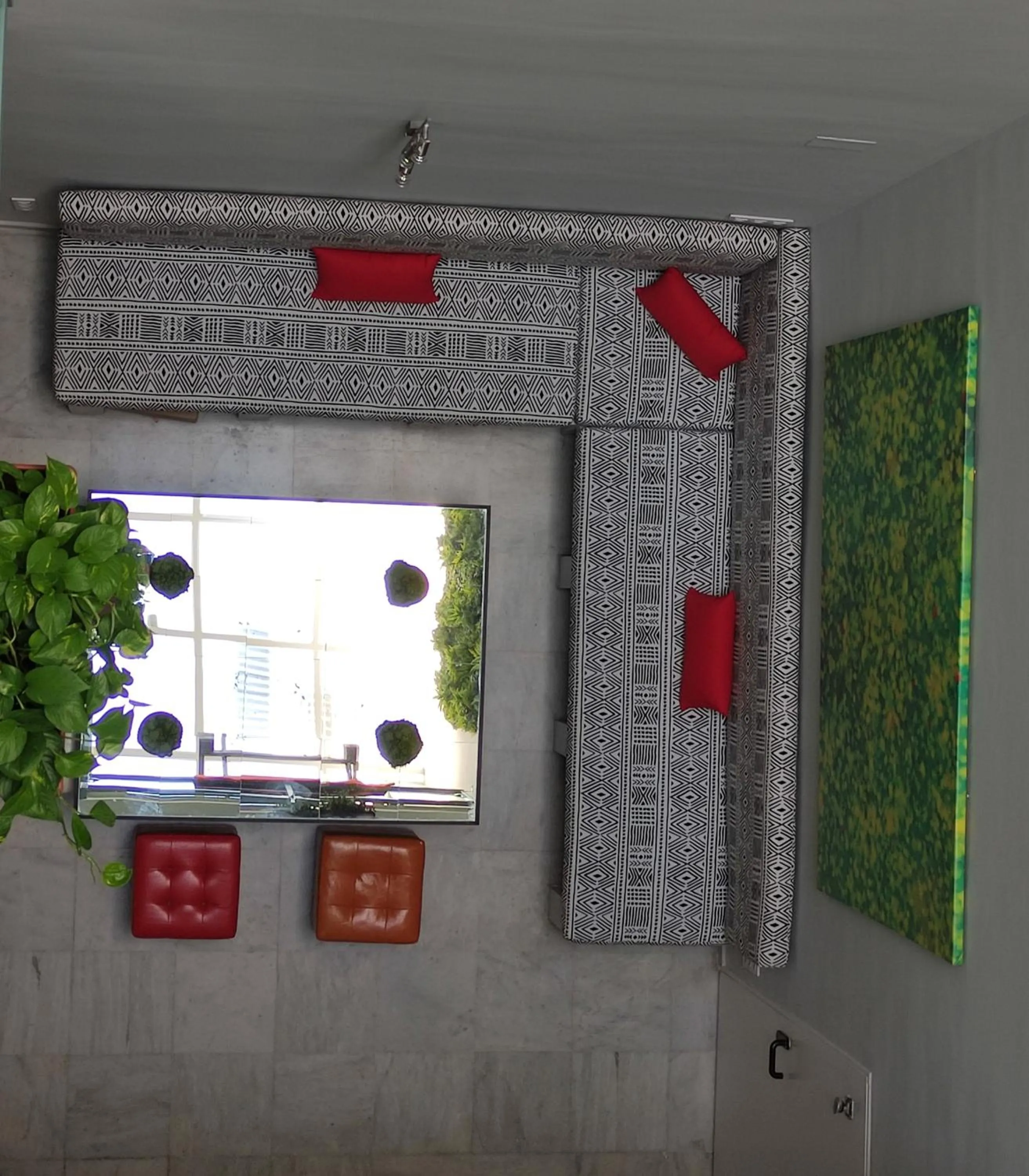 Living room in New Samay Hostel