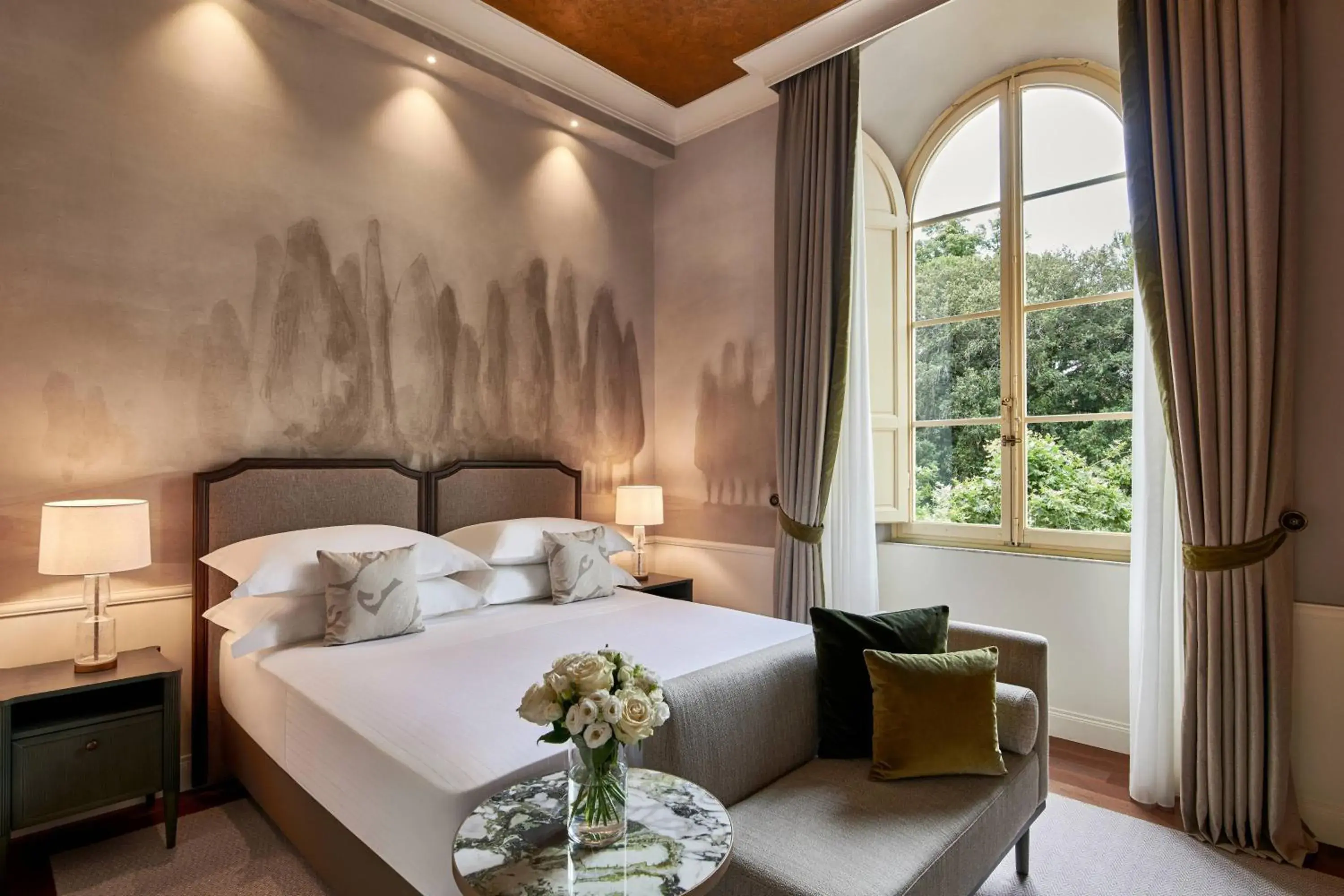 Deluxe Queen Room with Garden View in Grotta Giusti Thermal Spa Resort Tuscany, Autograph Collection Deluxe Queen Room with Garden View in Grotta Giusti Thermal Spa Resort Tuscany, Autograph Collection