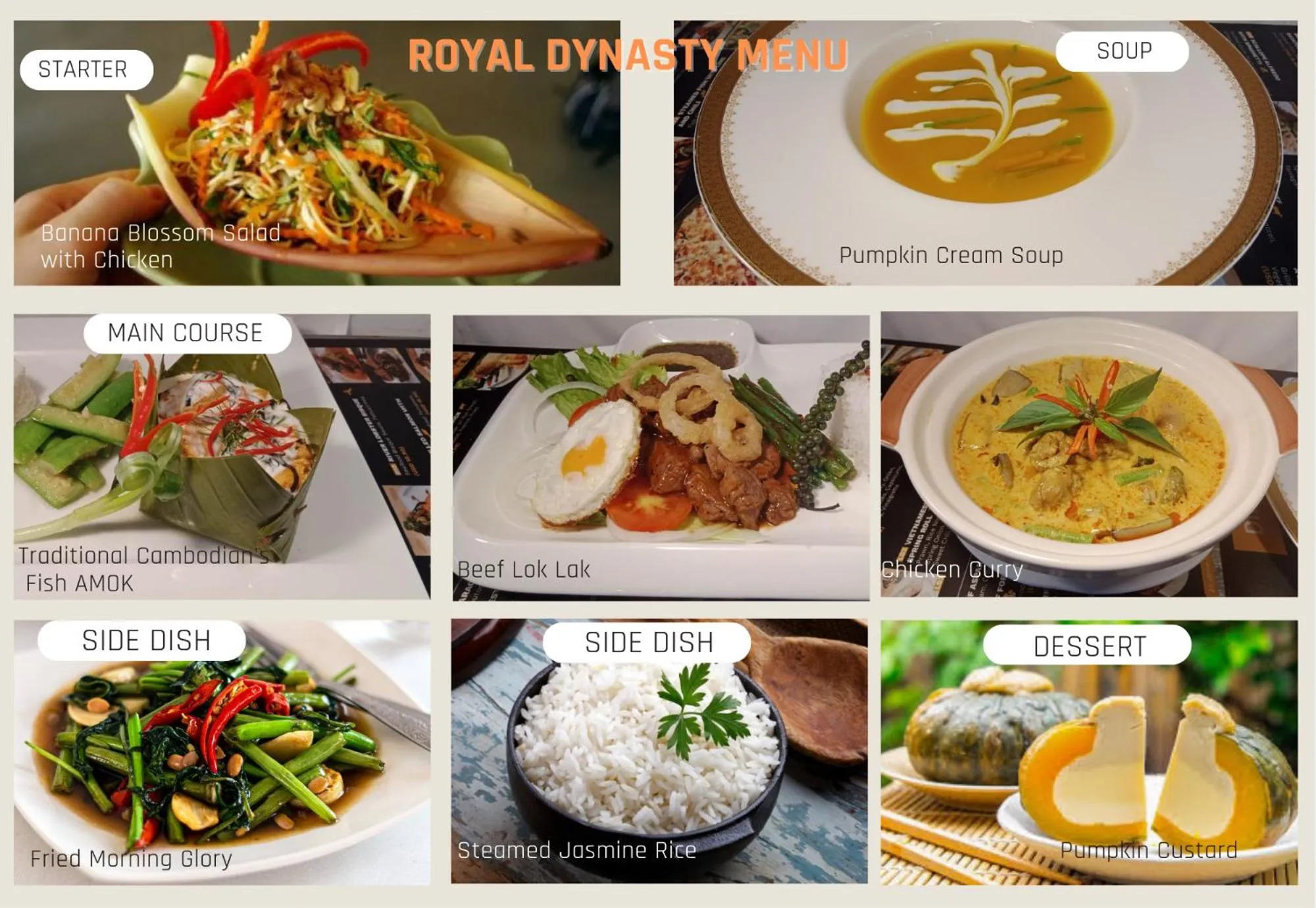Food in Palace Residence & Villa Siem Reap