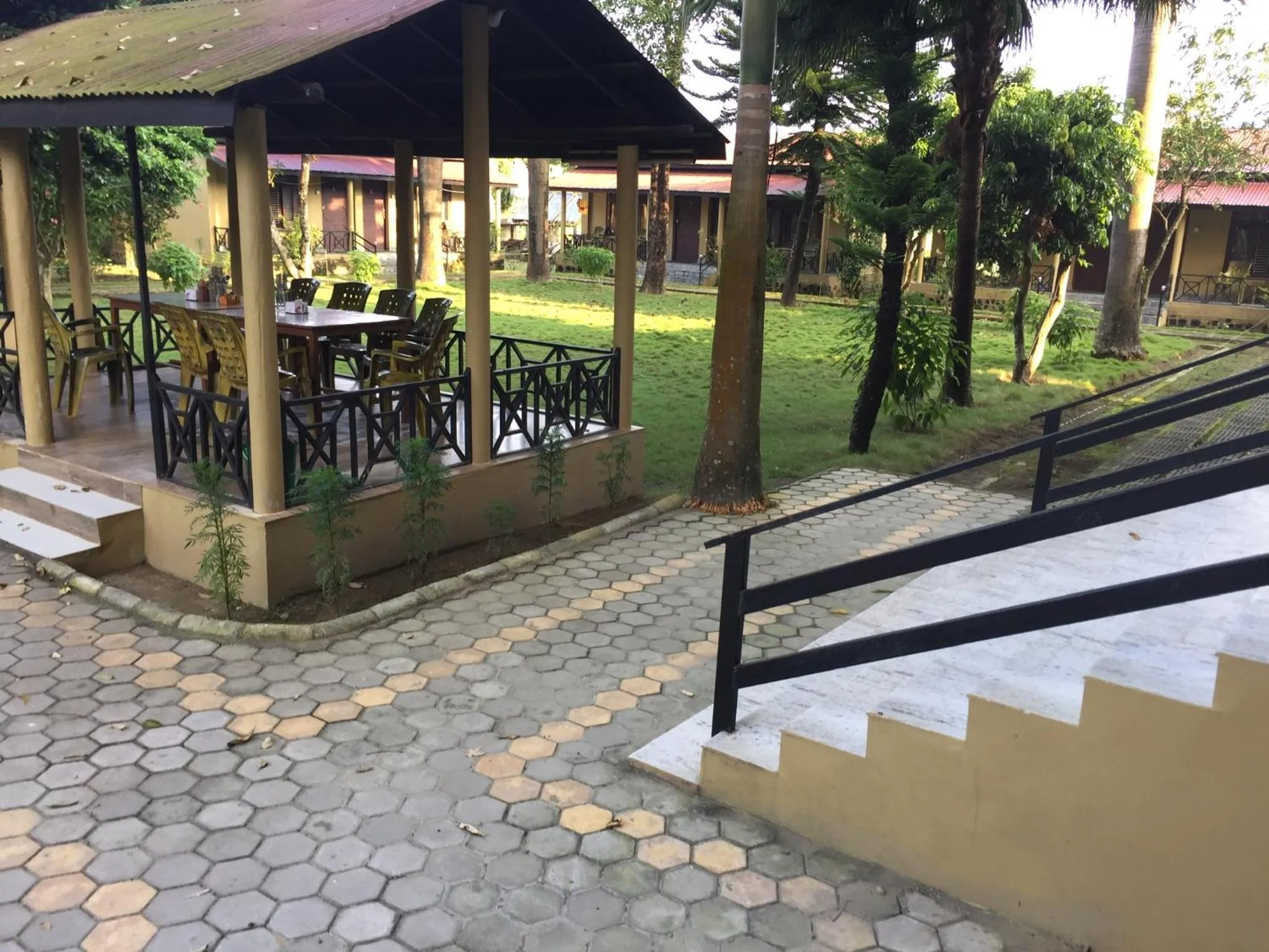 Garden view in Tiger Residency Resort